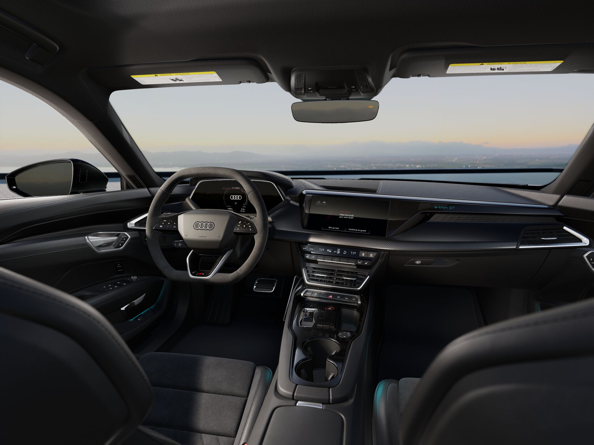 2026 Audi S e-tron® GT INTERIOR-DASHBOARD-DASHBOARD