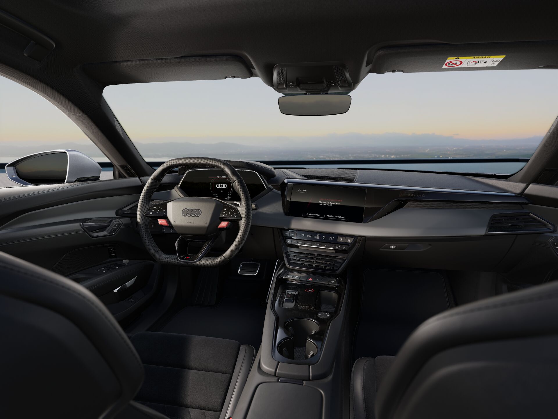 RS e-tron GT performance INTERIOR-DASHBOARD-DASHBOARD