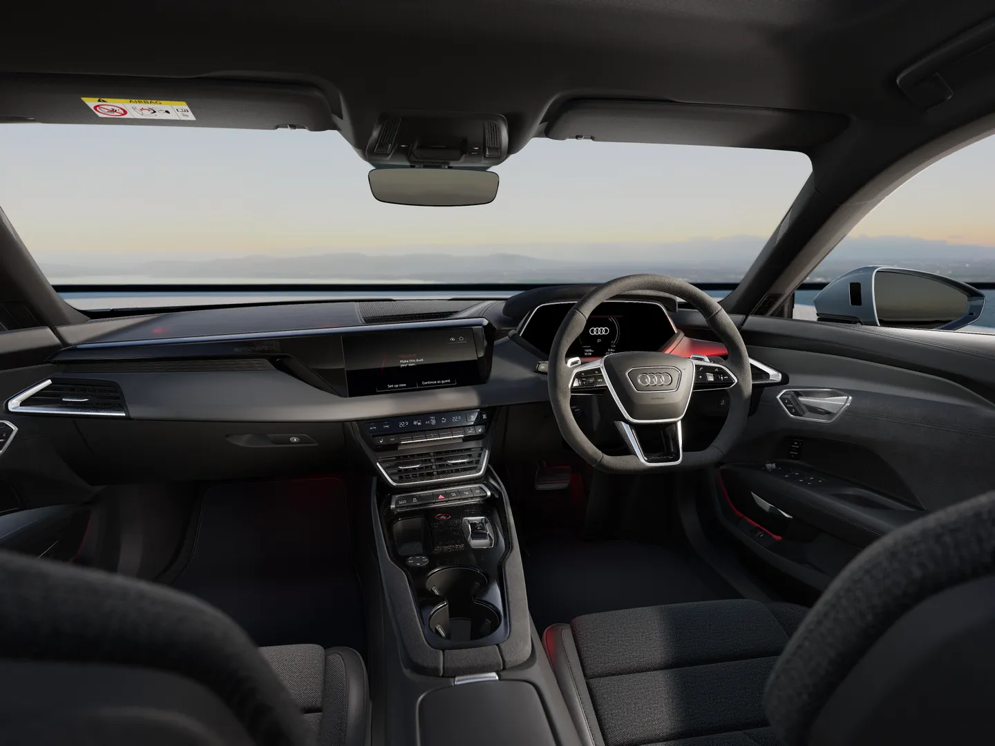 Audi e-tron GT e-tron GT quattro kW ダッシュボード