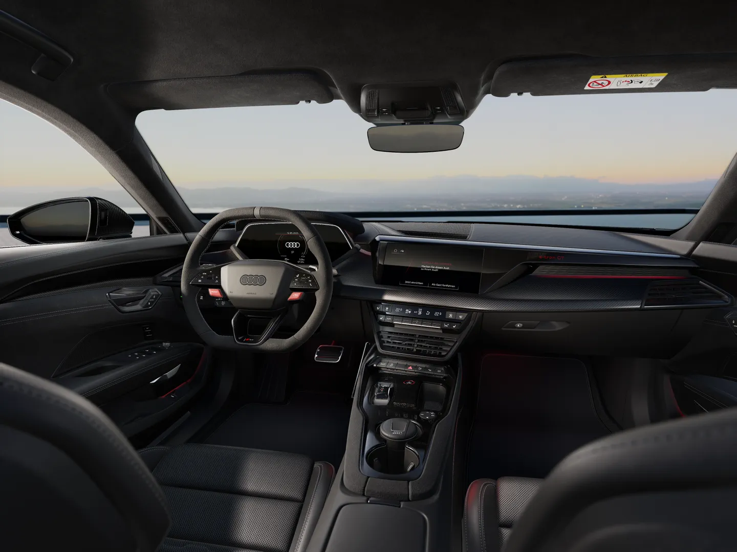 Zdjęcie&nbsp;Audi RS e-tron GT&nbsp;RS e-tron GT 570,00 kW&nbsp;– Ujęcie: deska rozdzielcza