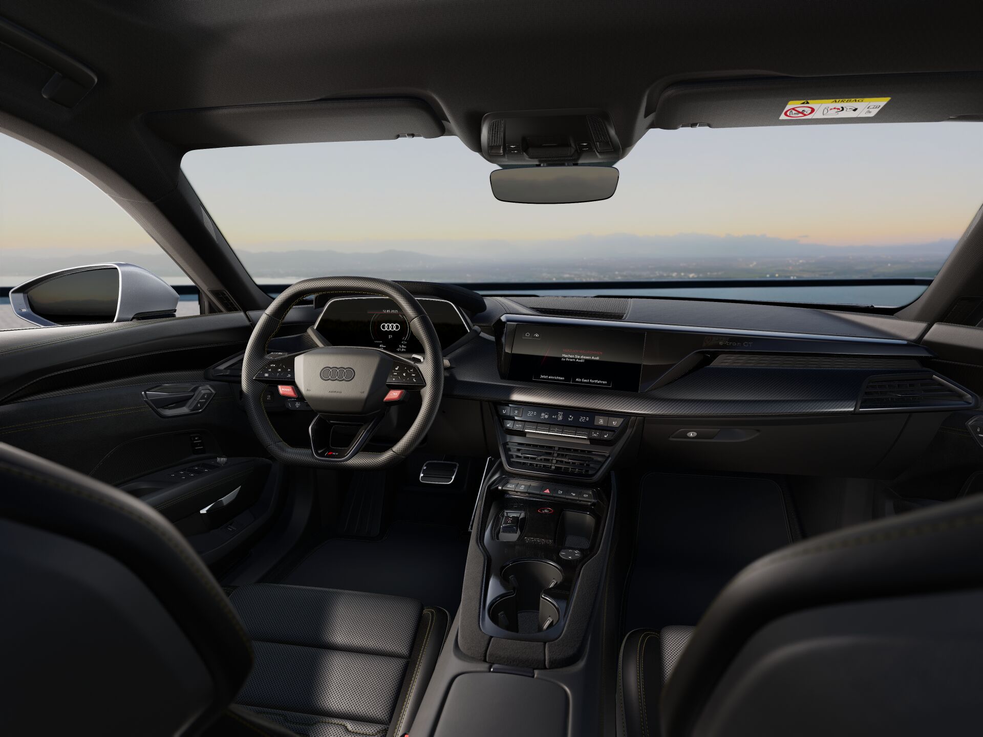 Nouvelle RS e-tron GT performance INTERIOR-DASHBOARD-DASHBOARD