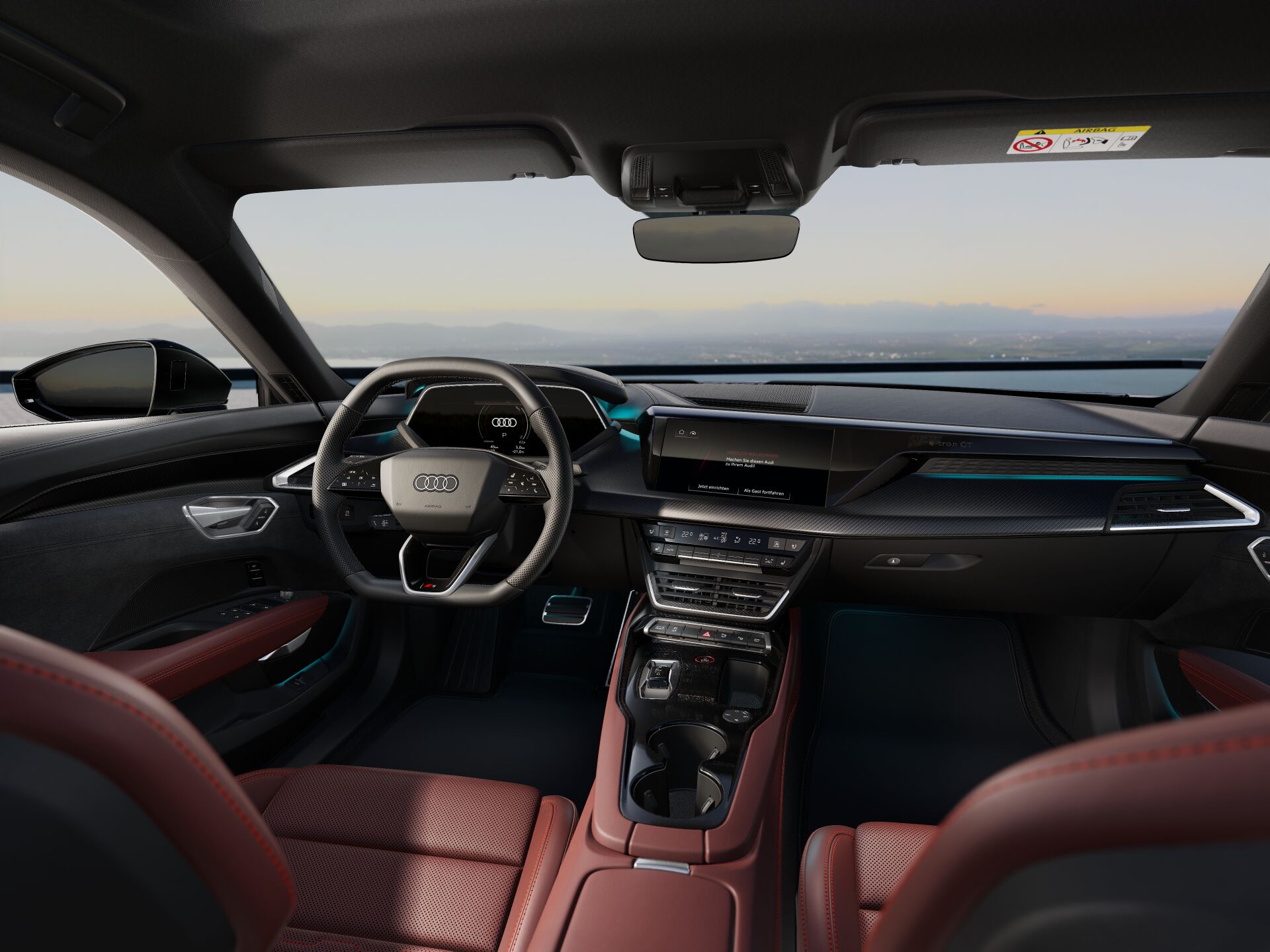 The new Audi S e-tron GT INTERIOR-DASHBOARD-DASHBOARD