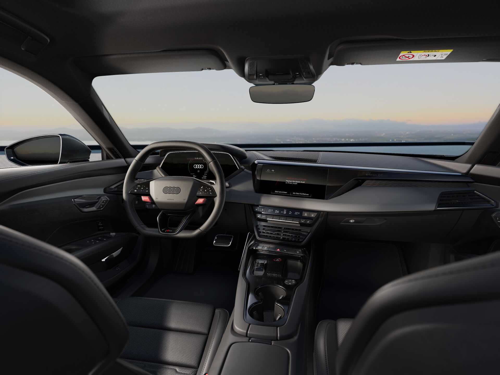 RS e-tron GT performance INTERIOR-DASHBOARD-DASHBOARD