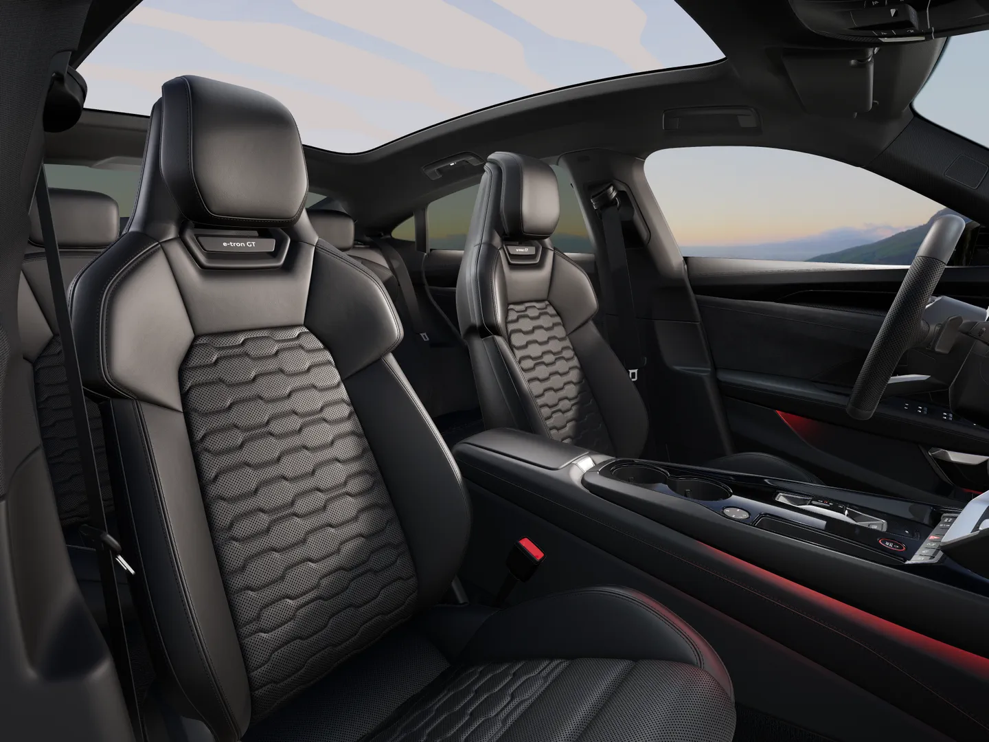 Zdjęcie&nbsp;Audi e-tron GT&nbsp;e-tron GT quattro 370,00 kW&nbsp;– Ujęcie: przednie fotele
