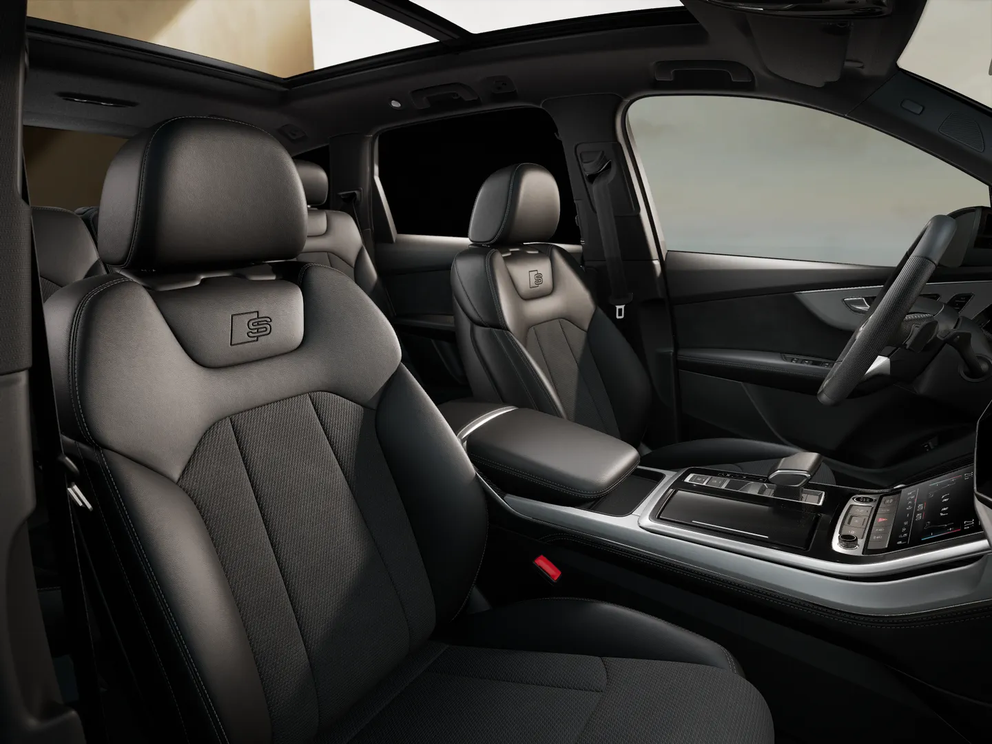Zdjęcie Audi Q7 SUV TFSI e TFSI e quattro 290 kW tiptronic – Ujęcie: przednie fotele