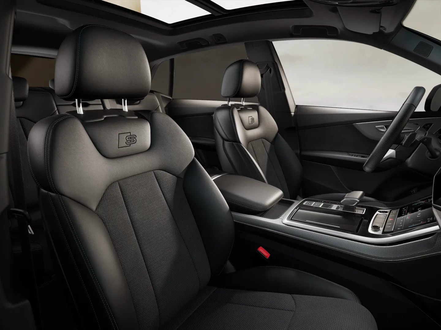 Zdjęcie Audi Q8 SUV TFSI e TFSI e quattro 360 kW tiptronic – Ujęcie: przednie fotele