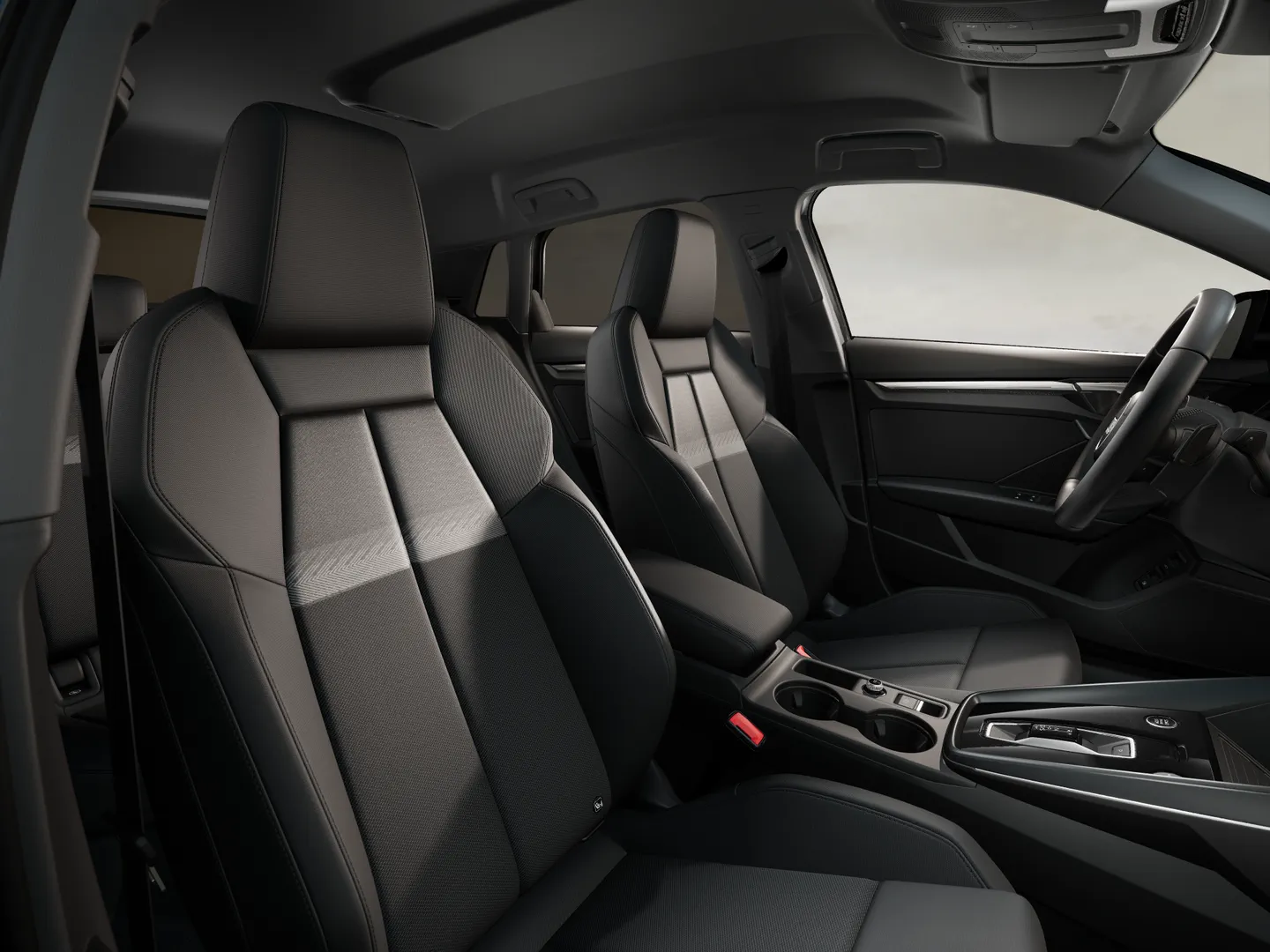 Zdjęcie Audi A3 Sportback TFSI e S line TFSI e 200 kW S tronic – Ujęcie: przednie fotele