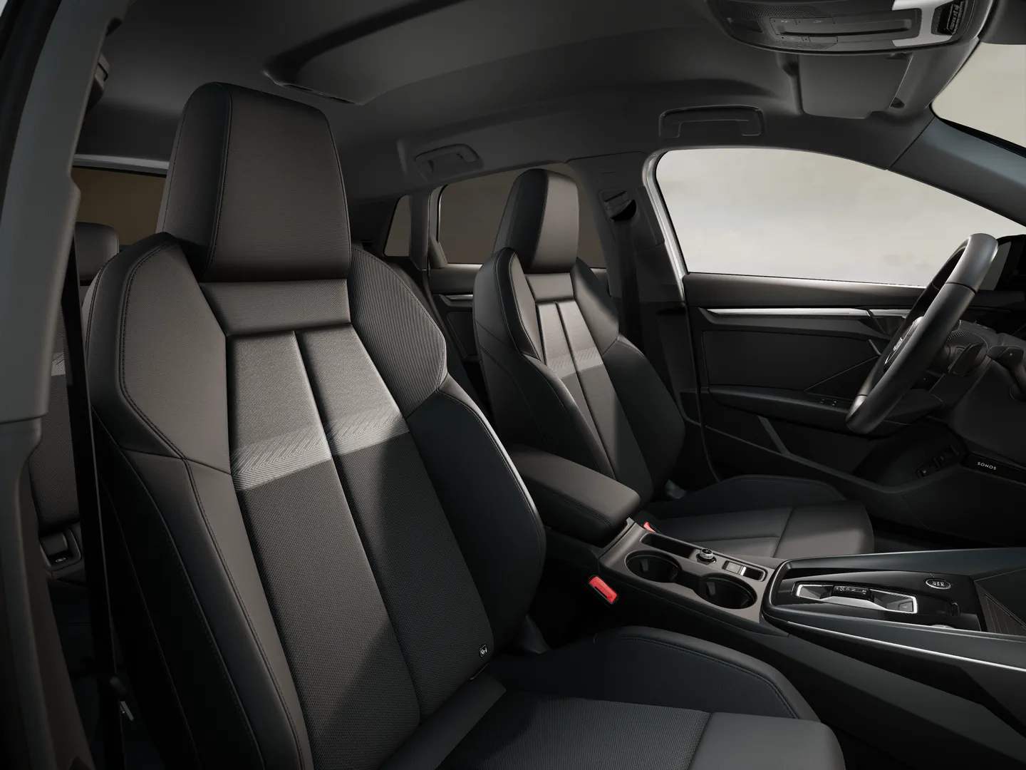 Zdjęcie&nbsp;Audi A3 Sportback TFSI e&nbsp;S line TFSI e 200 kW S tronic&nbsp;– Ujęcie: przednie fotele