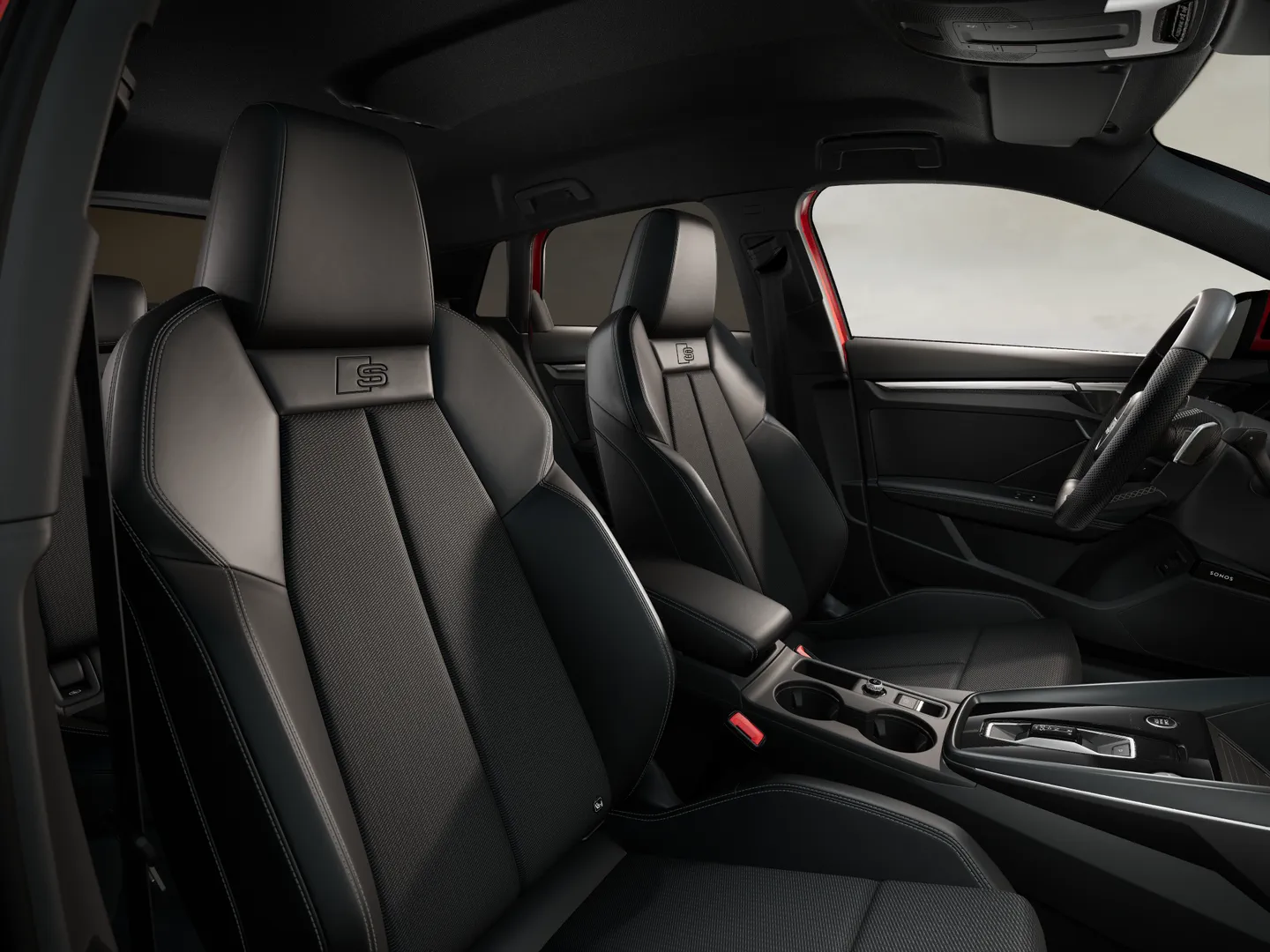 Zdjęcie&nbsp;Audi A3 Sportback&nbsp;S line TFSI 110 kW S tronic&nbsp;– Ujęcie: przednie fotele