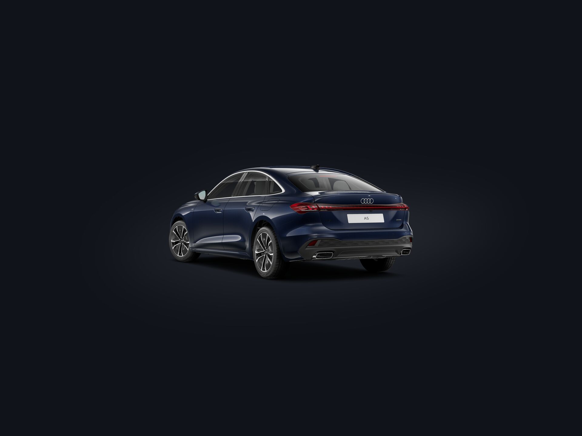 A5 Saloon e-hybrid 3/4 rear