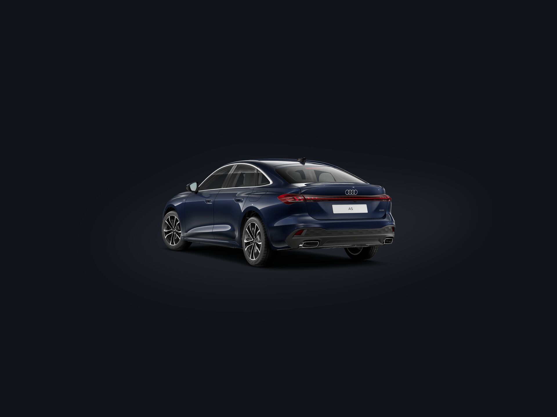 A5 Saloon e-hybrid 3/4 rear