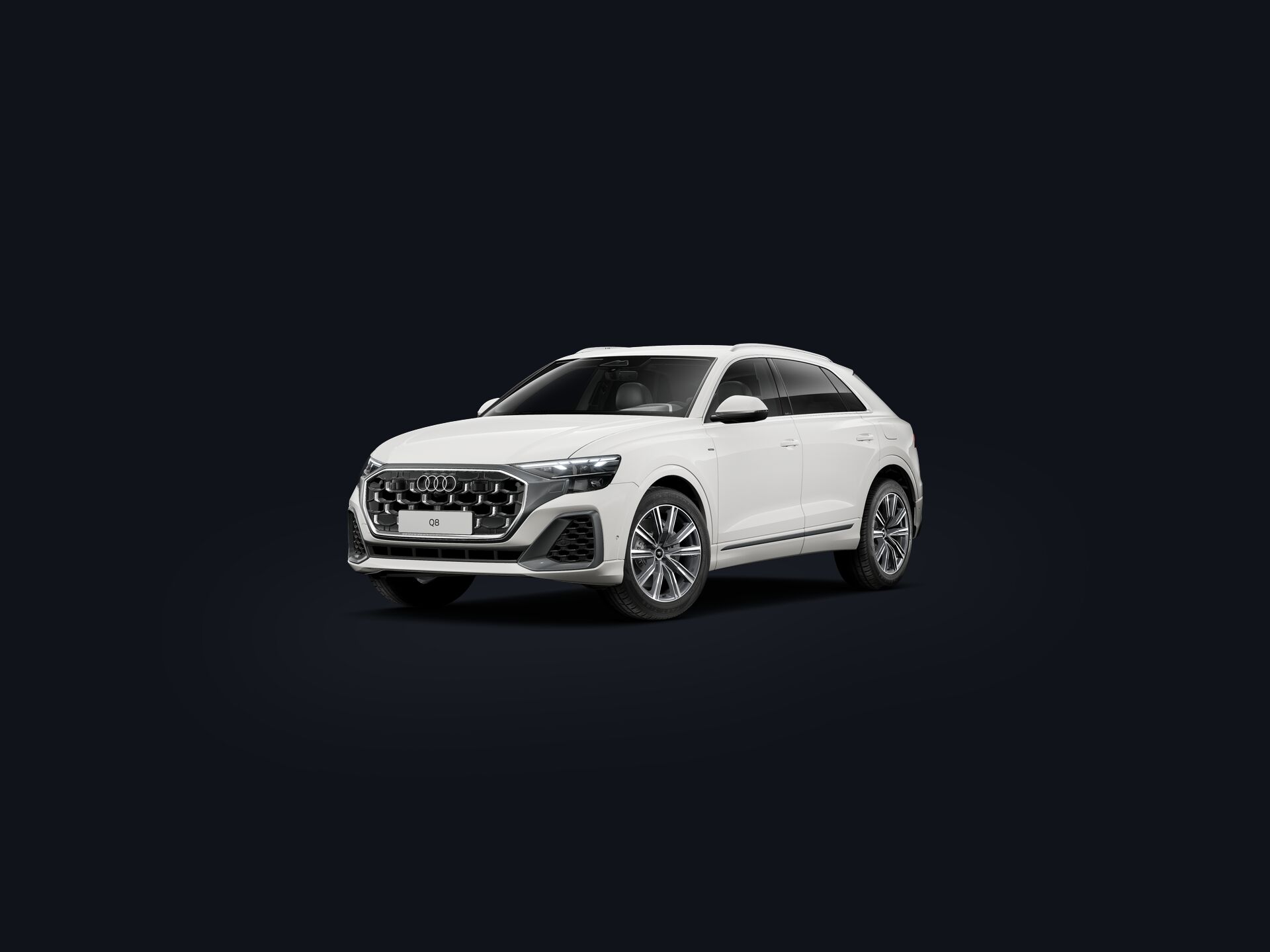 Q8 e-hybrid 3/4 front