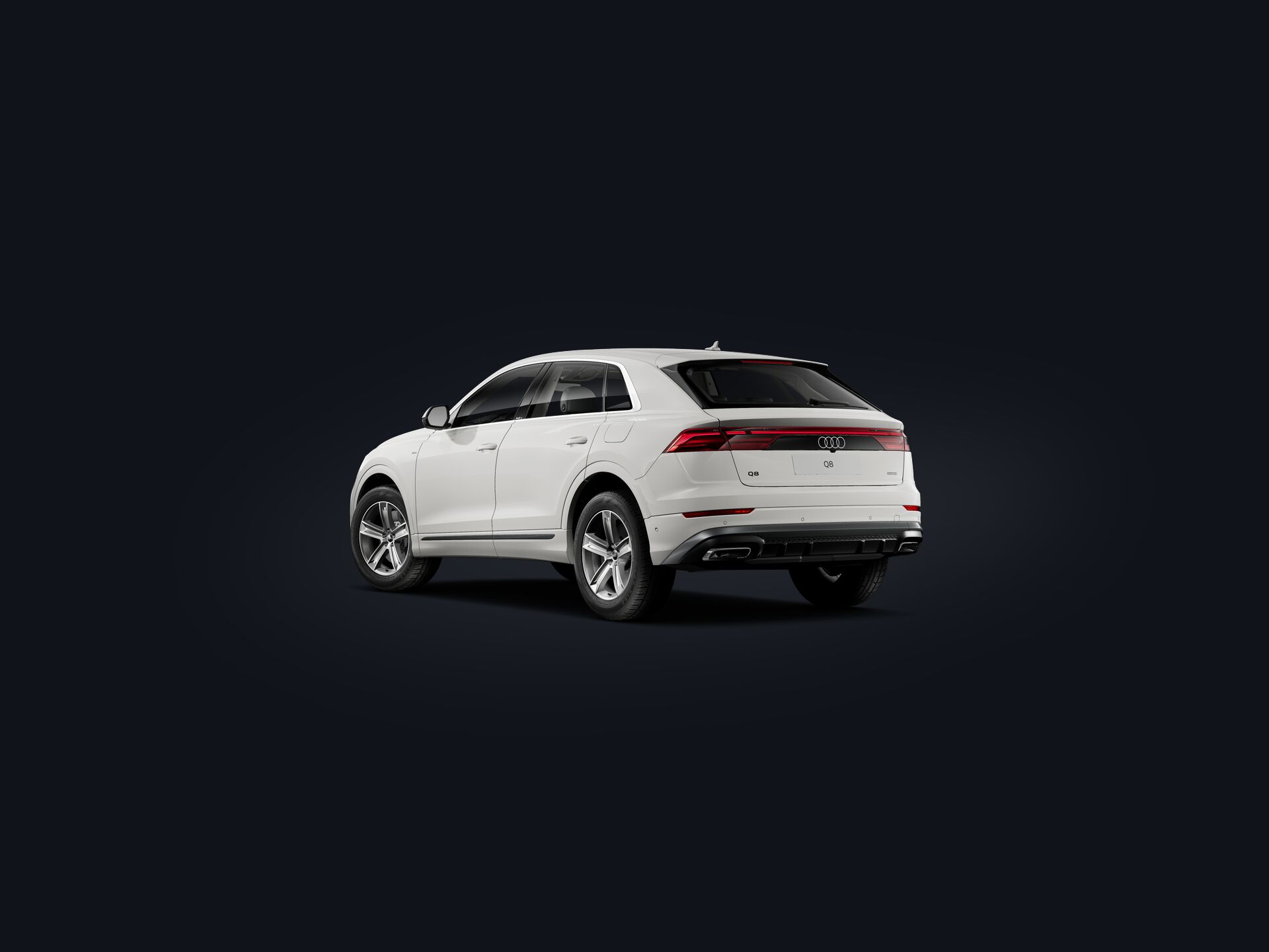 Q8 SUV e-hybrid 3/4 rear