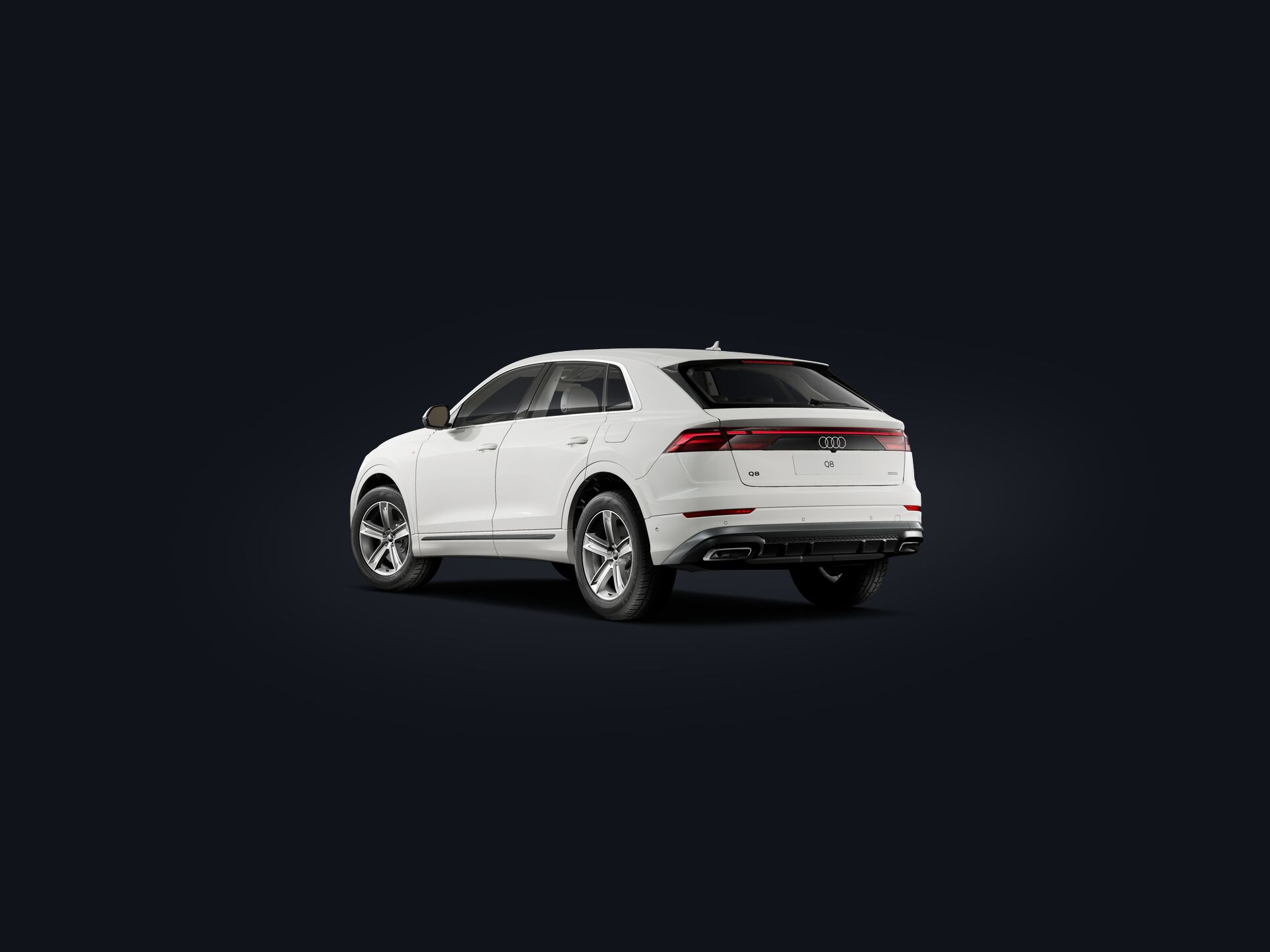 Q8 SUV TFSI e 3/4 rear