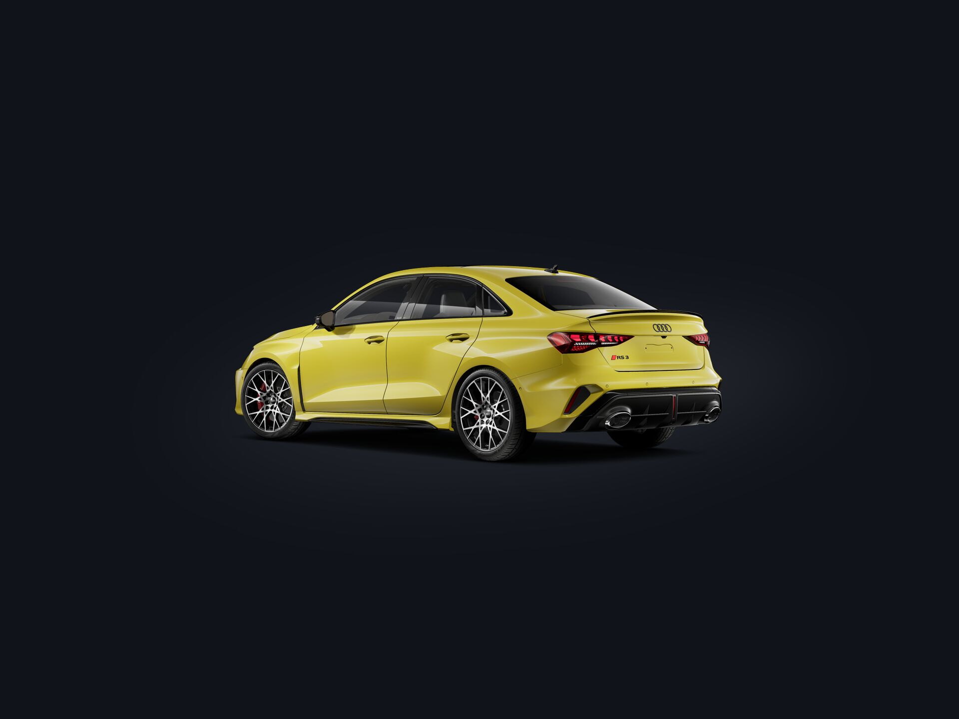 RS 3 Sedan 3/4 rear