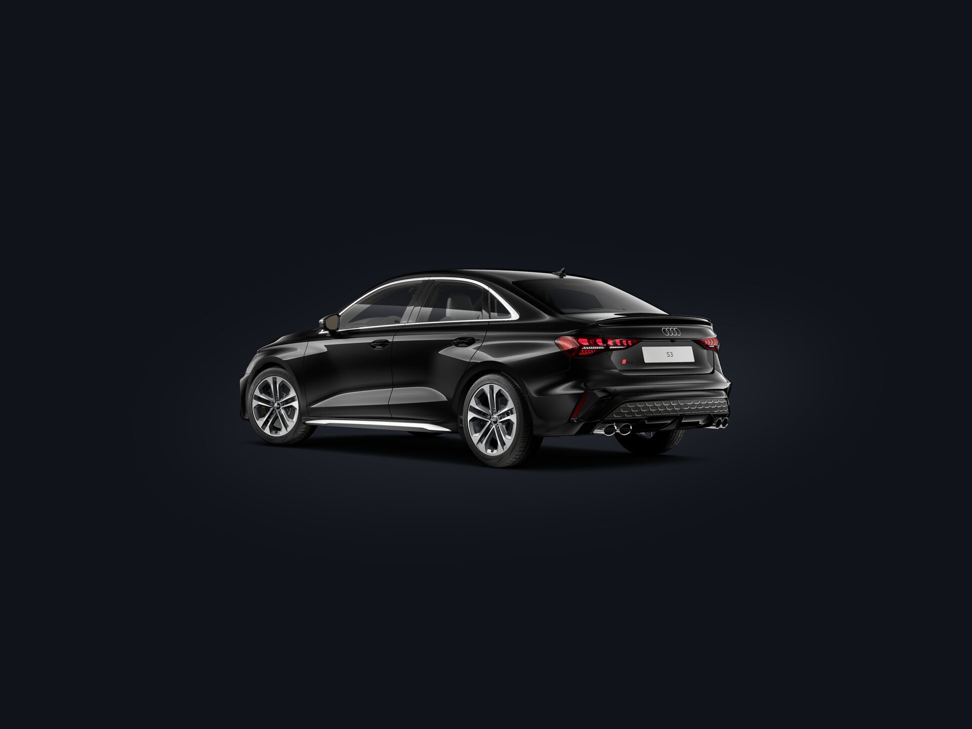 S3 Sedan 3/4 rear