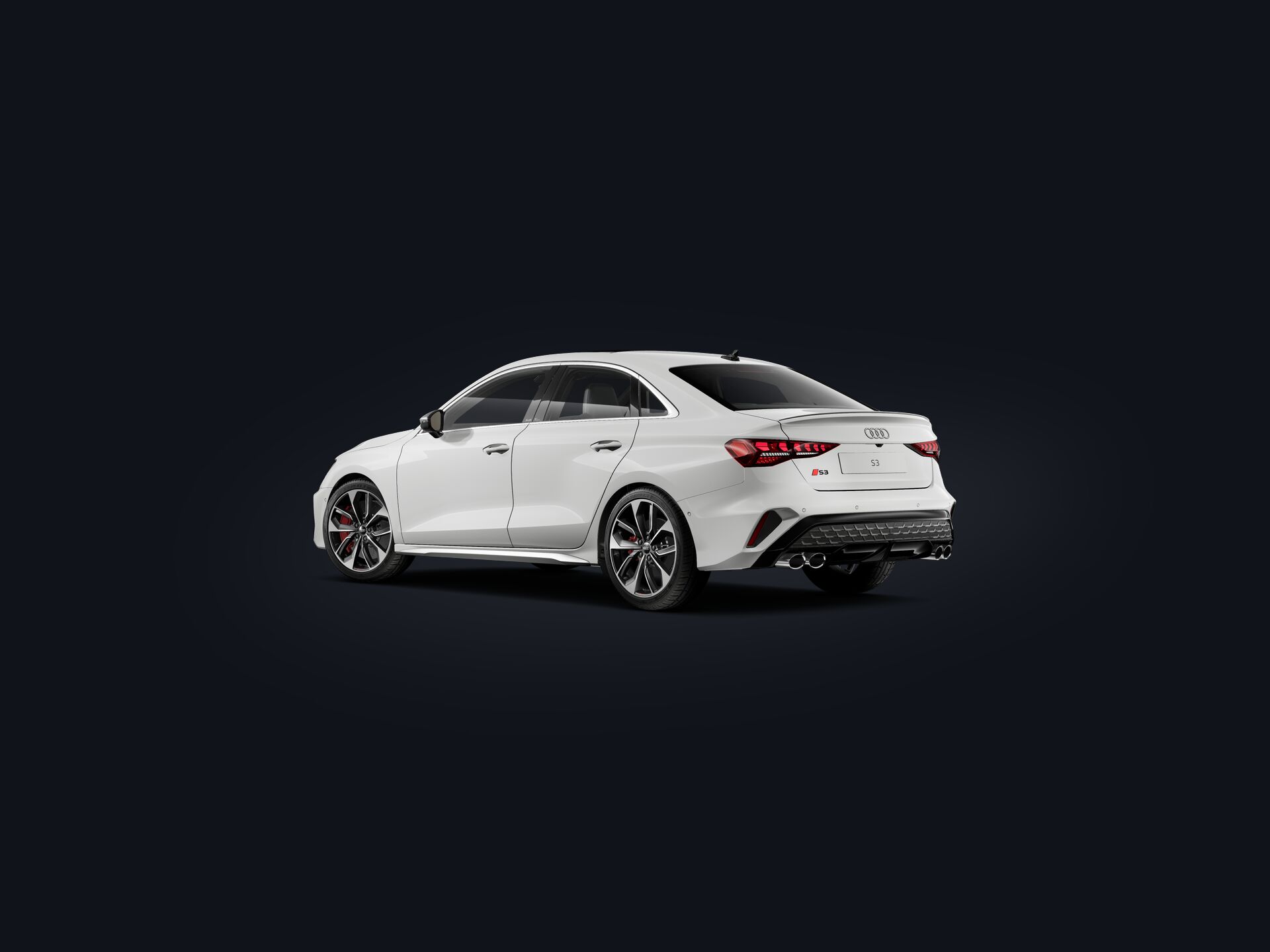 S3 Sedan 3/4 rear