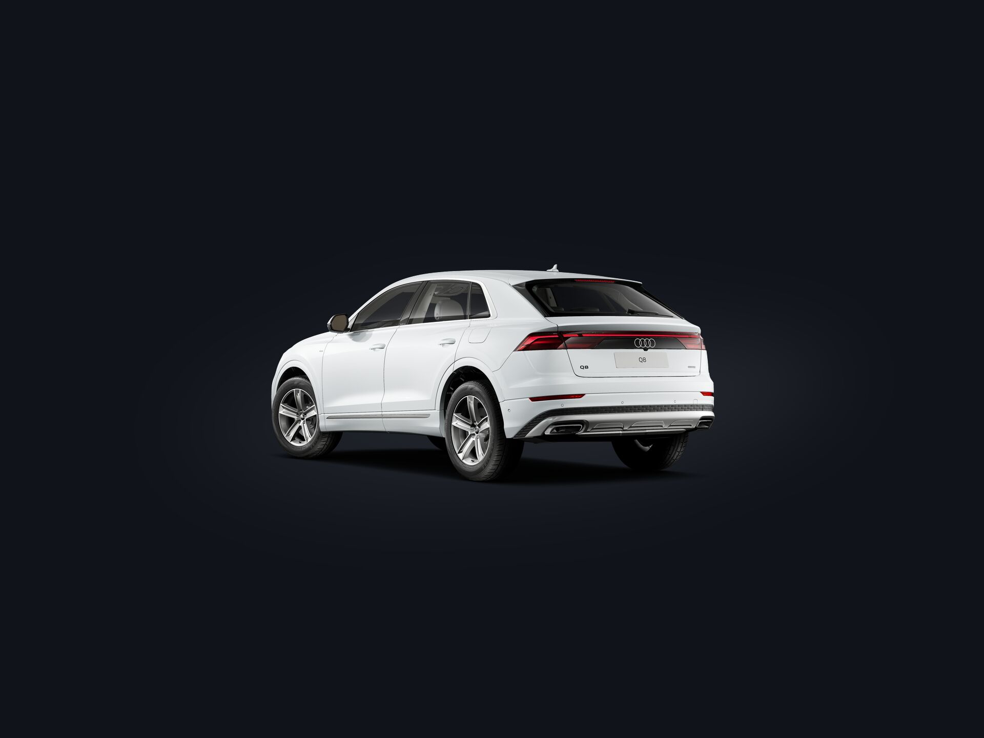 Q8 SUV e-hybrid 3/4 rear