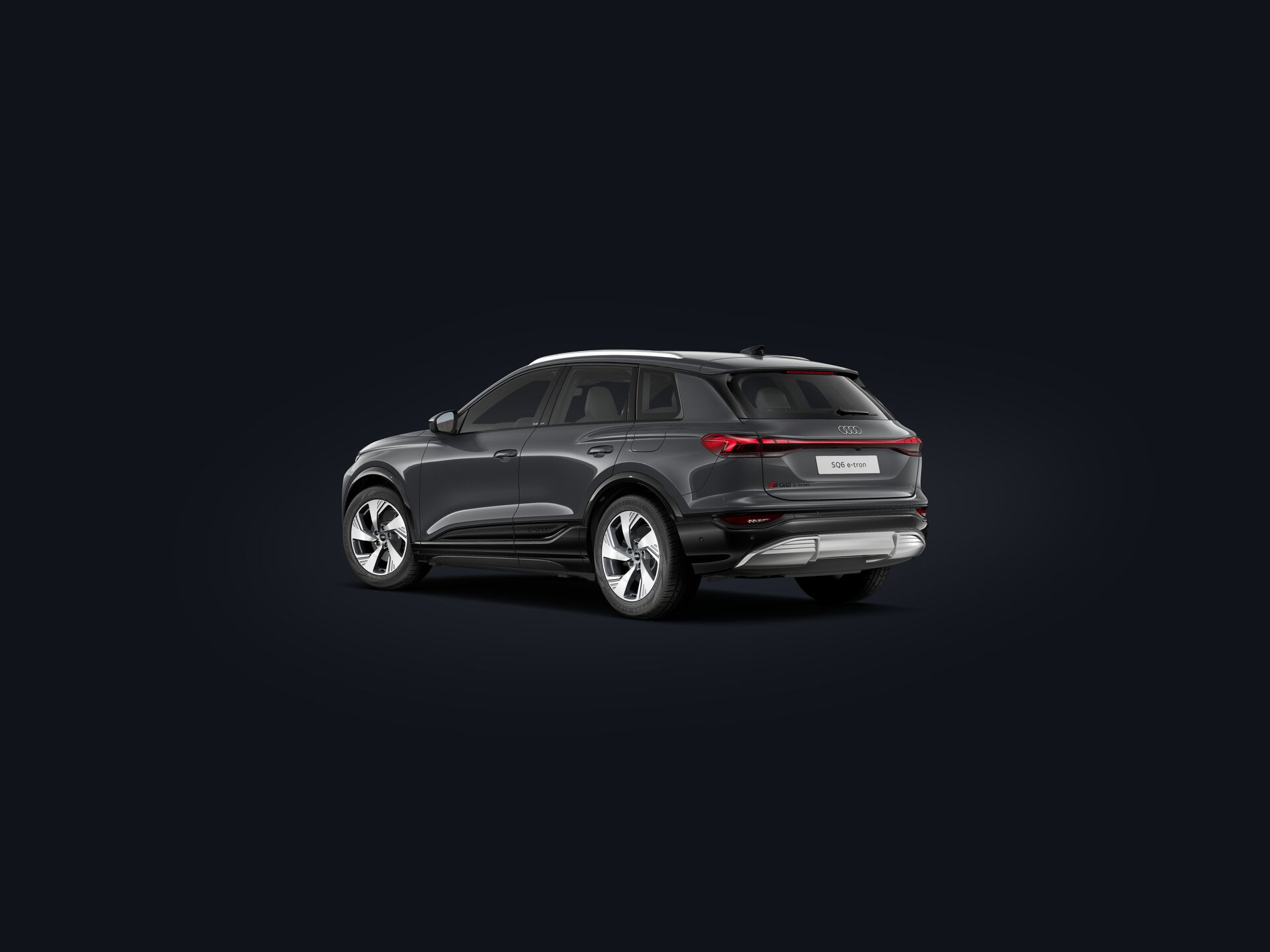 SQ6 SUV e-tron 3/4 rear