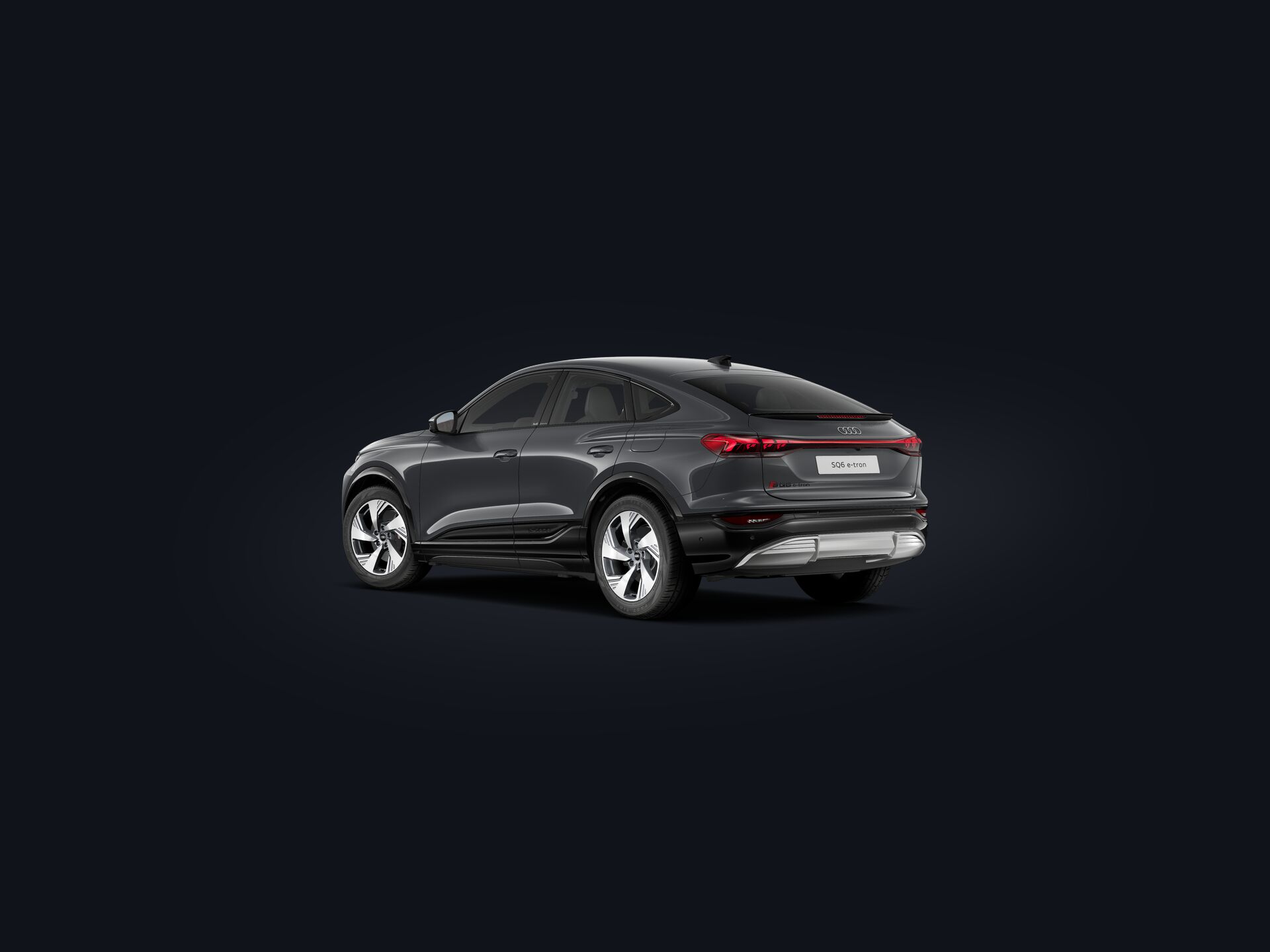 SQ6 Sportback e-tron 3/4 rear