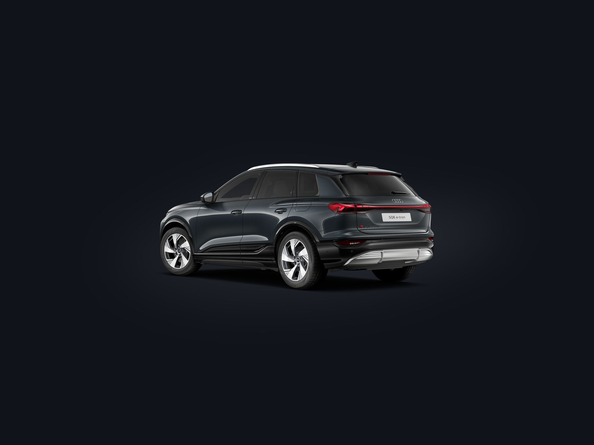 SQ6 SUV e-tron 3/4 rear