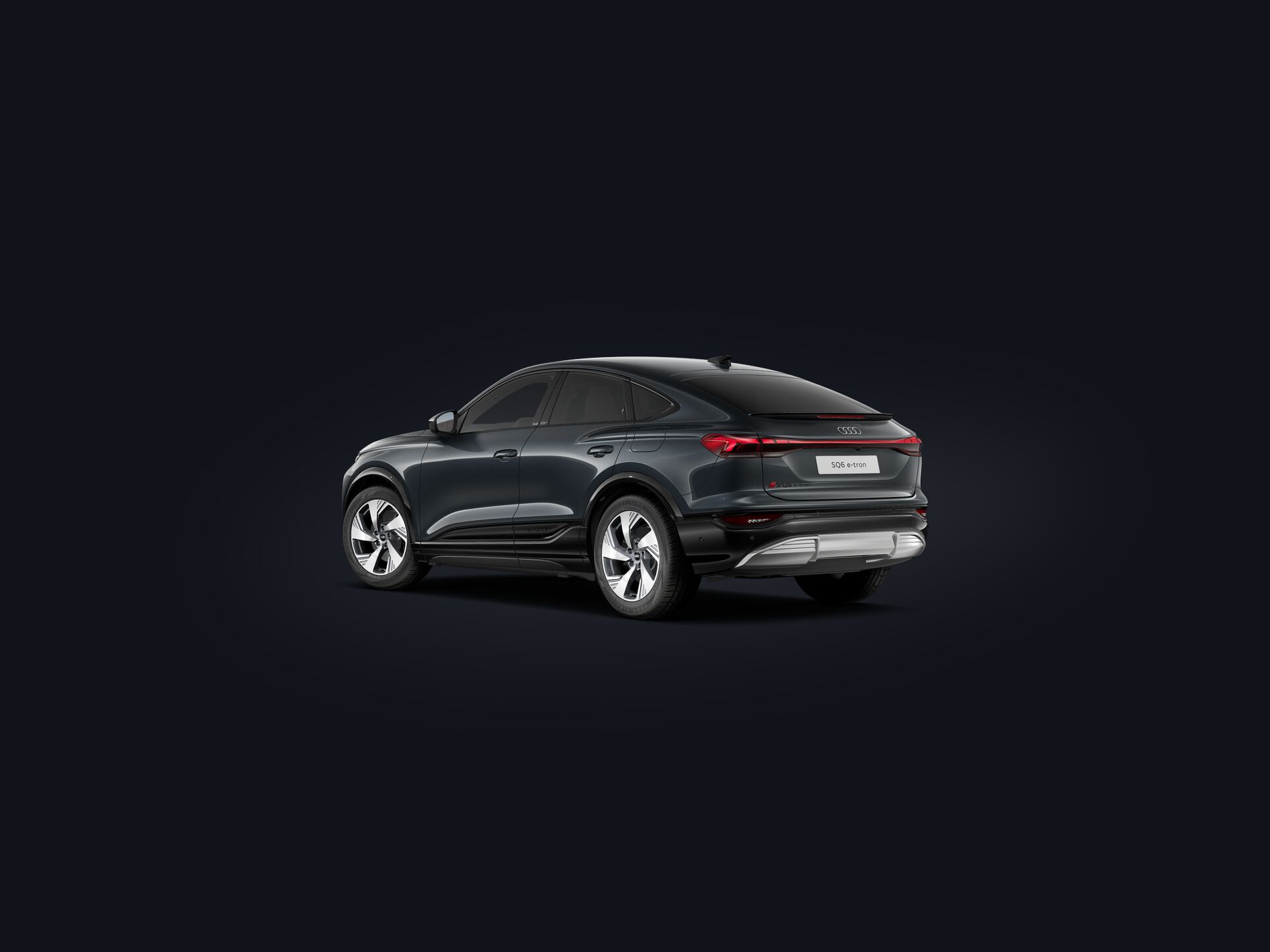 SQ6 Sportback e-tron 3/4 rear