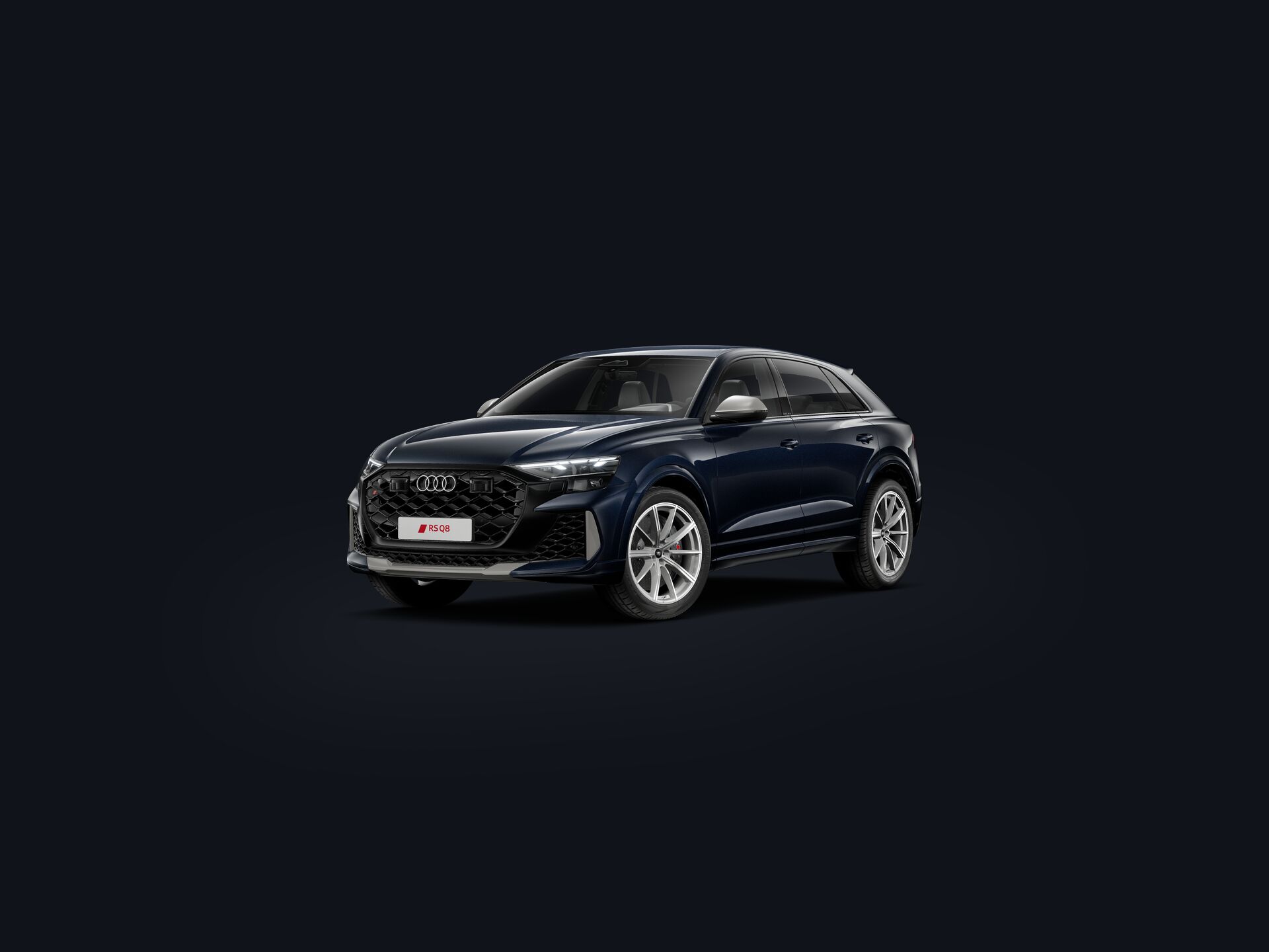 RS Q8 SUV performance 3/4 front
