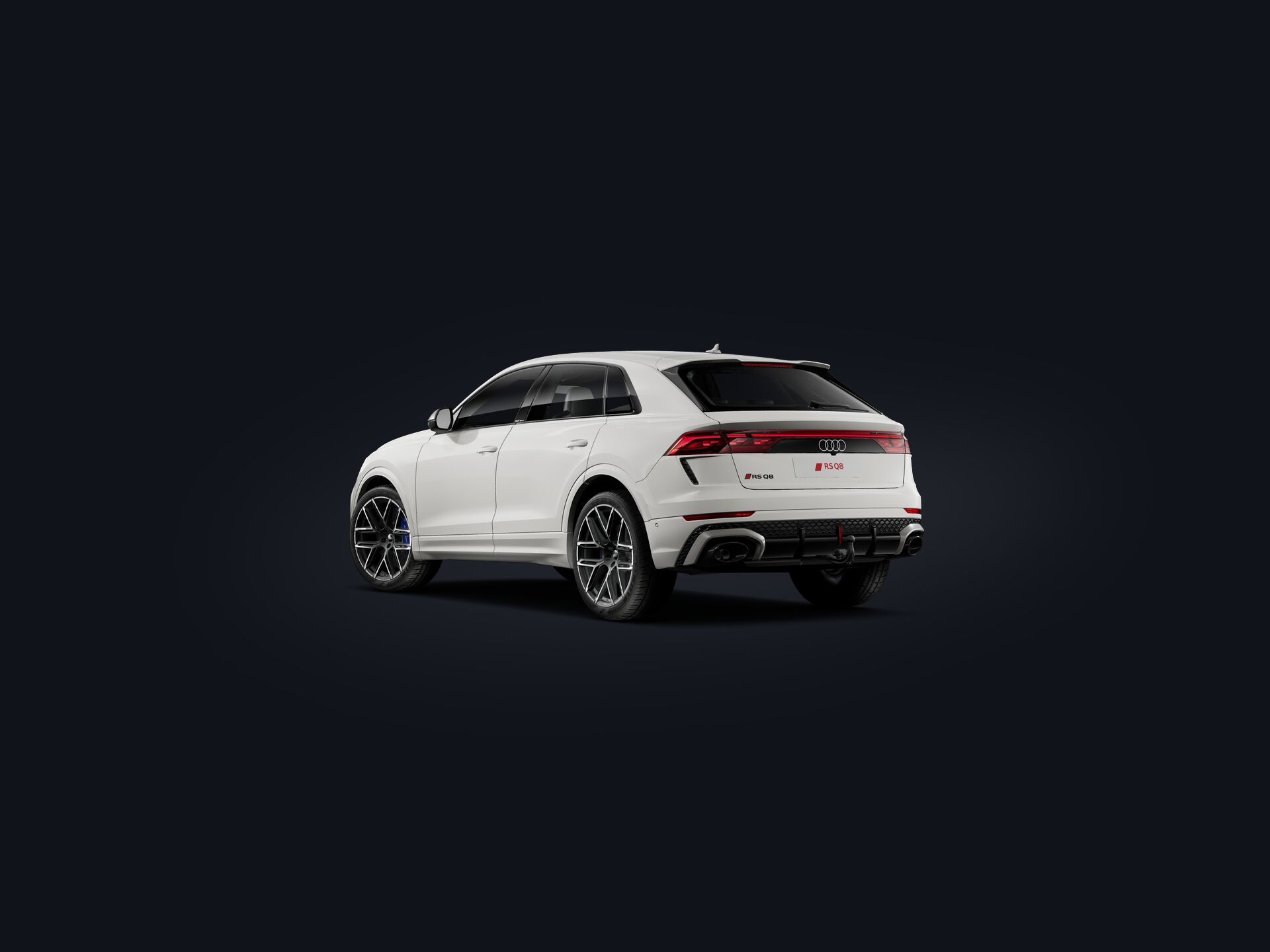 RS Q8 SUV performance 3/4 rear