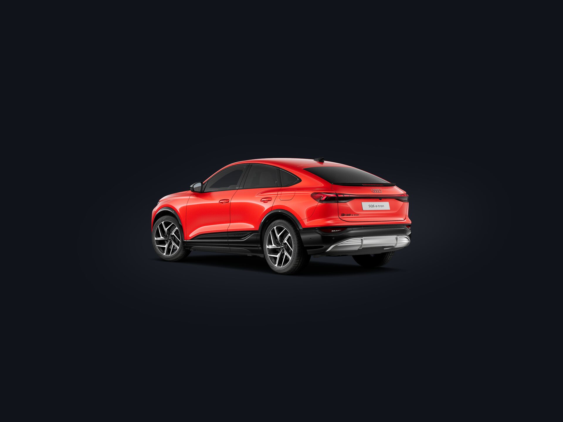 SQ6 Sportback e-tron 3/4 rear