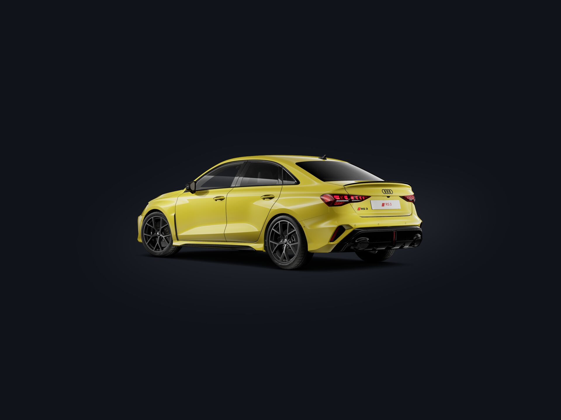 RS 3 Saloon 3/4 rear