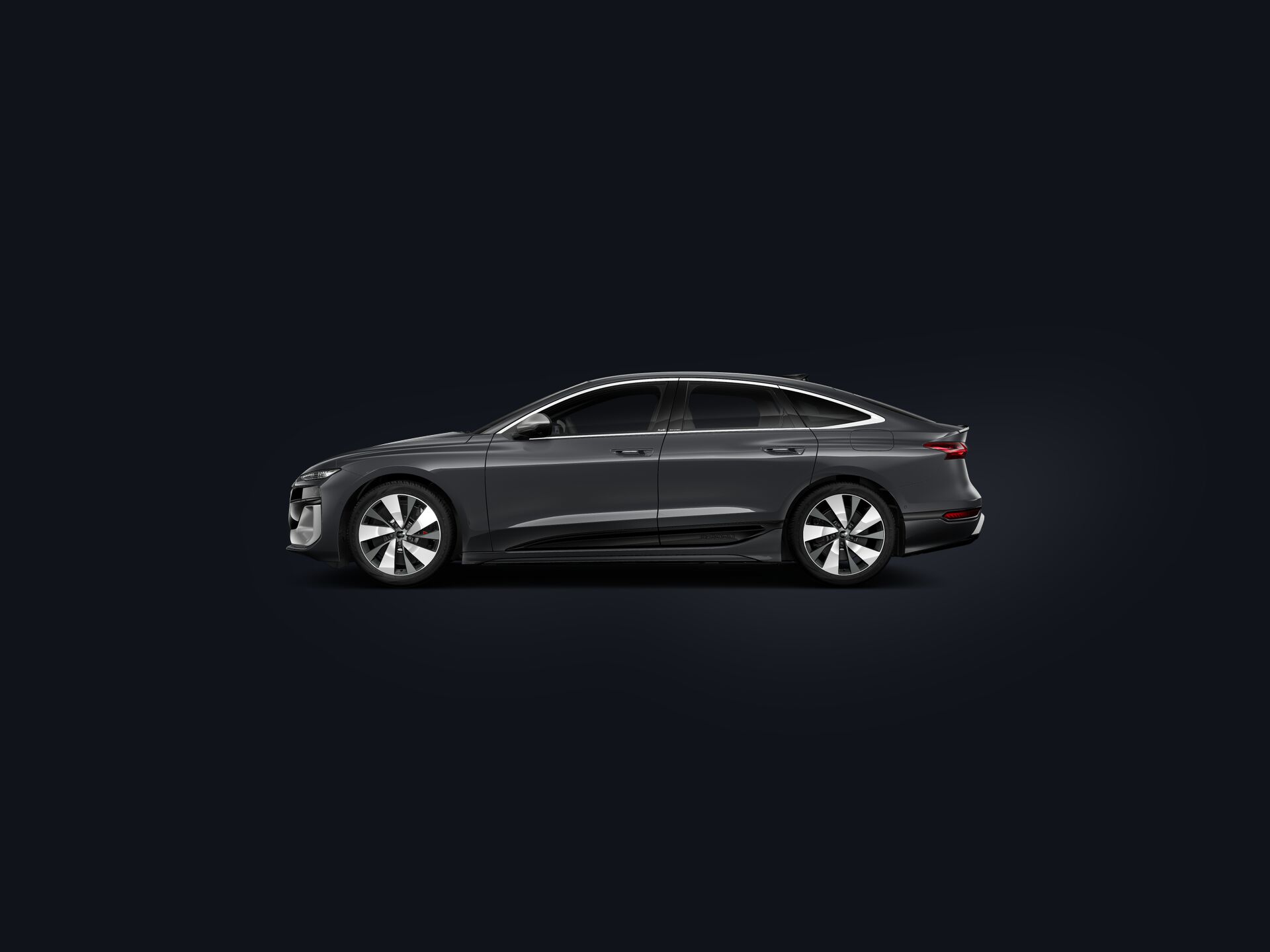 S6 Sportback e-tron side