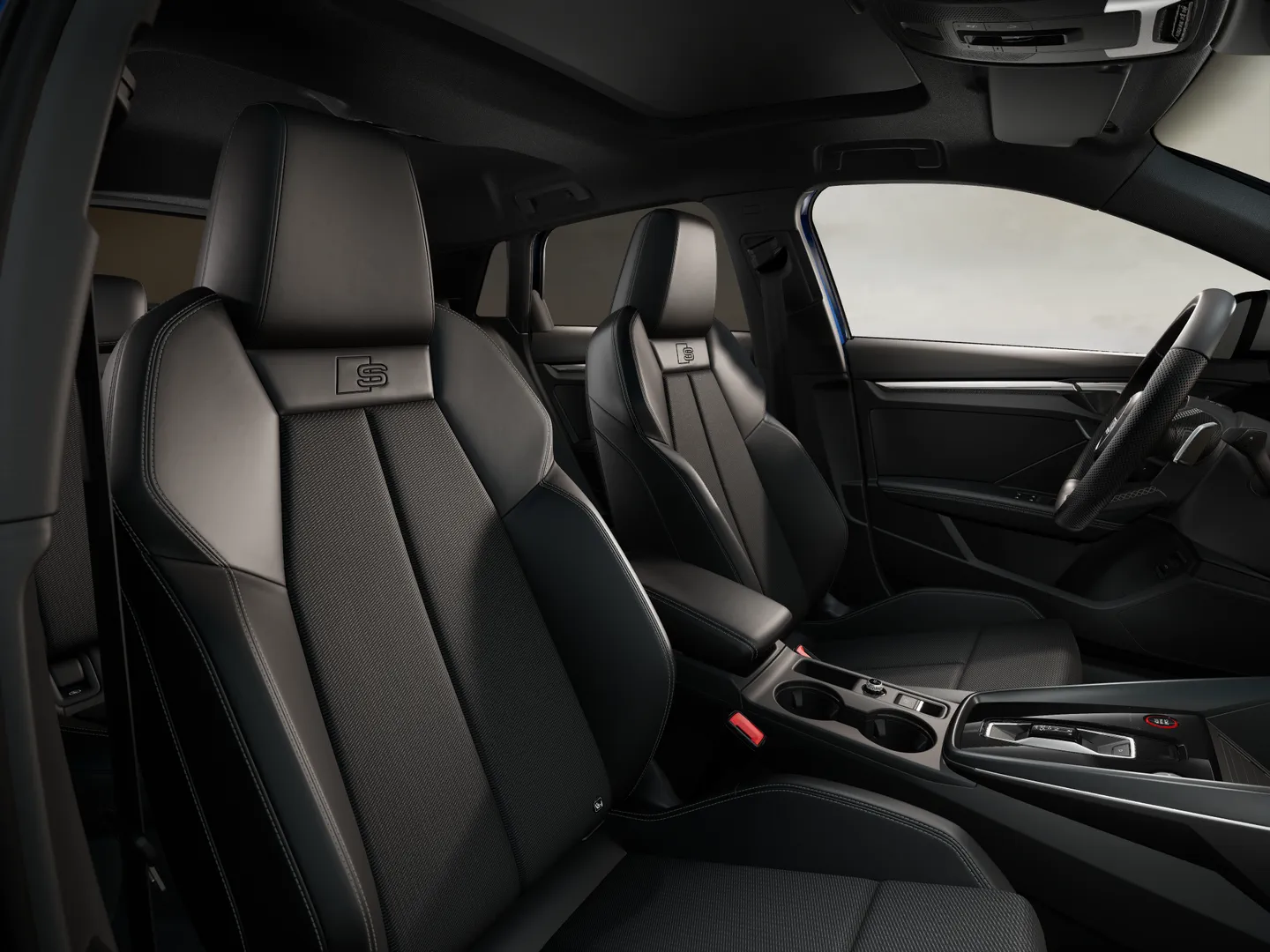 Zdjęcie Audi S3 Sportback S3 Sportback TFSI 245 kW S tronic – Ujęcie: przednie fotele