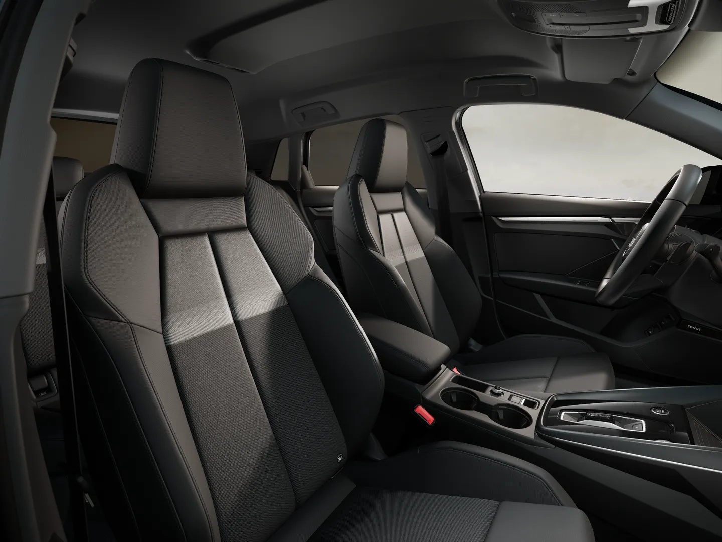 Zdjęcie&nbsp;Audi A3 Sportback TFSI e&nbsp;S line TFSI e 200 kW S tronic&nbsp;– Ujęcie: przednie fotele