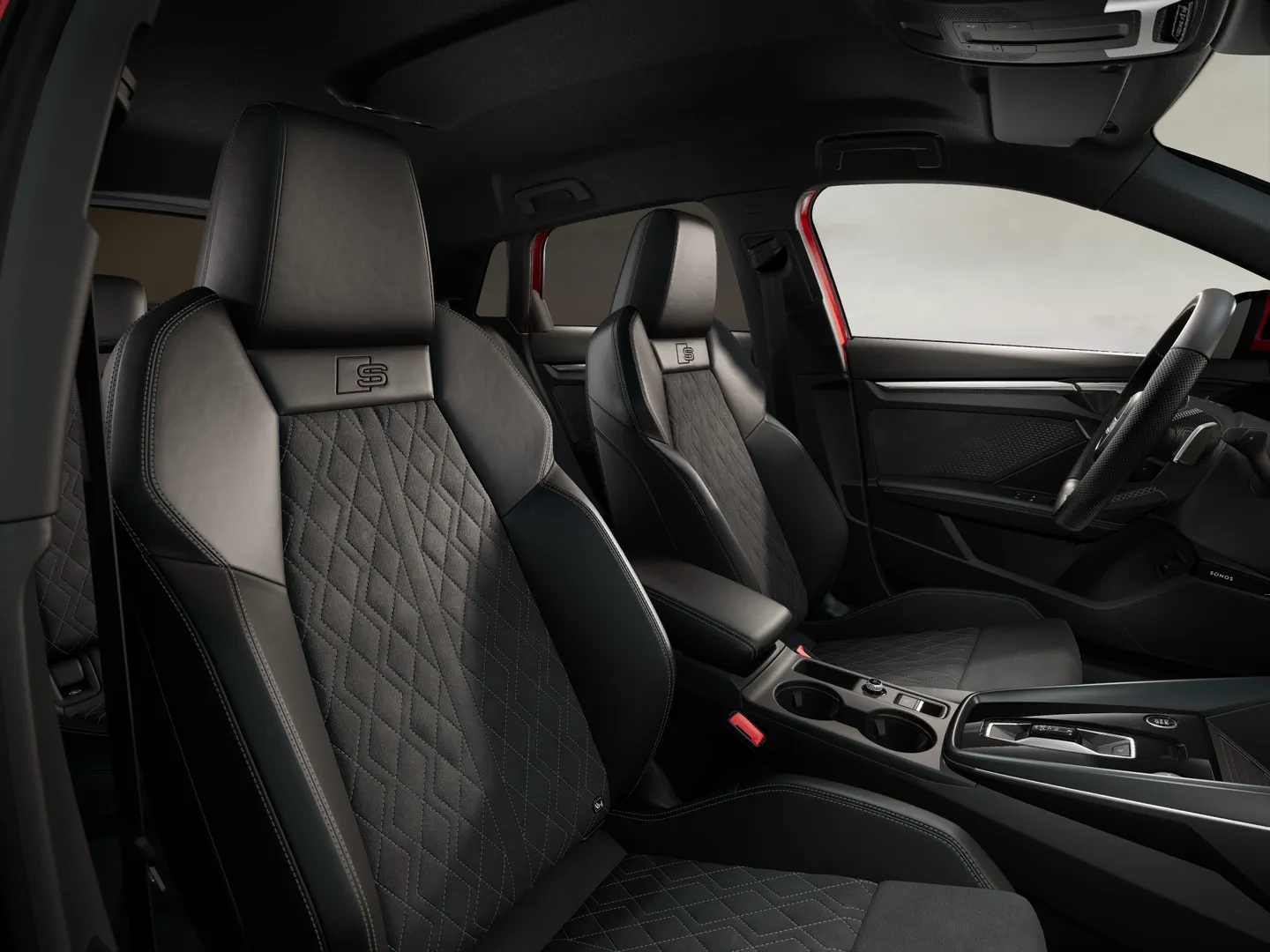 Zdjęcie&nbsp;Audi A3 Sportback&nbsp;S line TFSI 110 kW S tronic&nbsp;– Ujęcie: przednie fotele