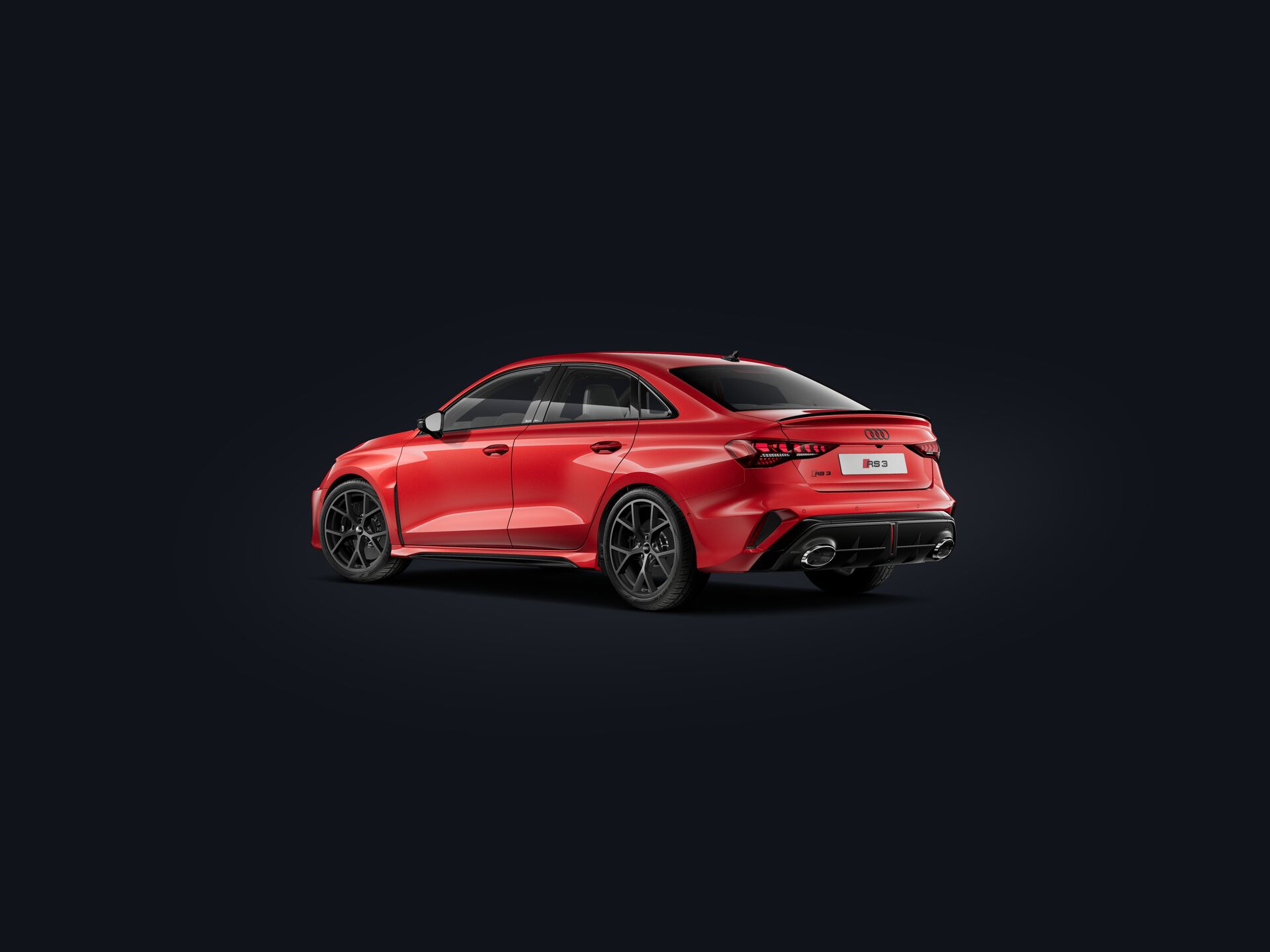 RS 3 Sedan 3/4 rear