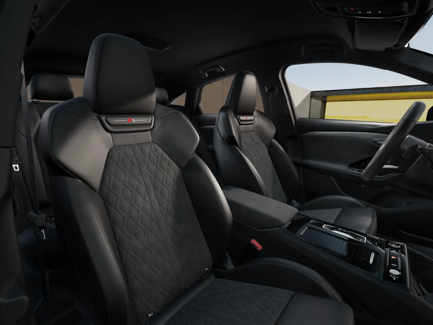 Zdjęcie Audi Q6 Sportback e-tron e-tron 185,00 kW – Ujęcie: przednie fotele