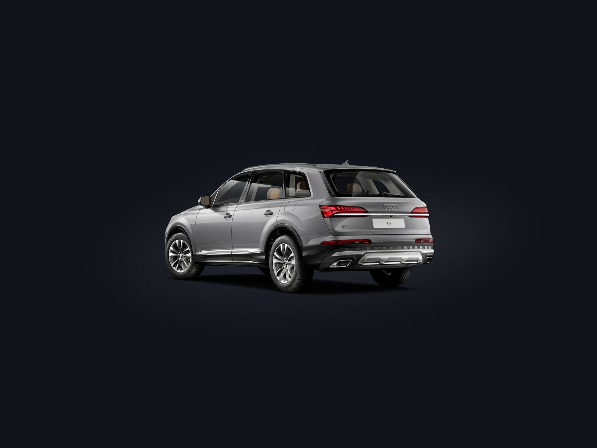 Q7 TFSI e 3/4 rear