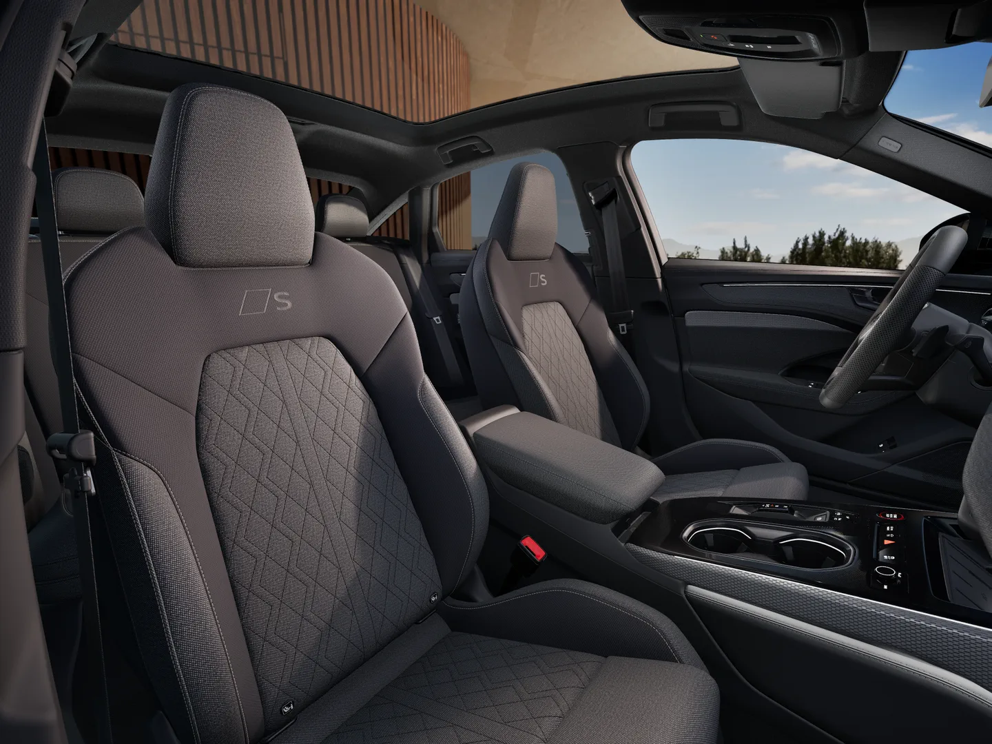 Immagine di Audi A6 Berlina e-hybrid S line edition e-hybrid quattro 220 kWS tronic - Vista: Sedili anteriori