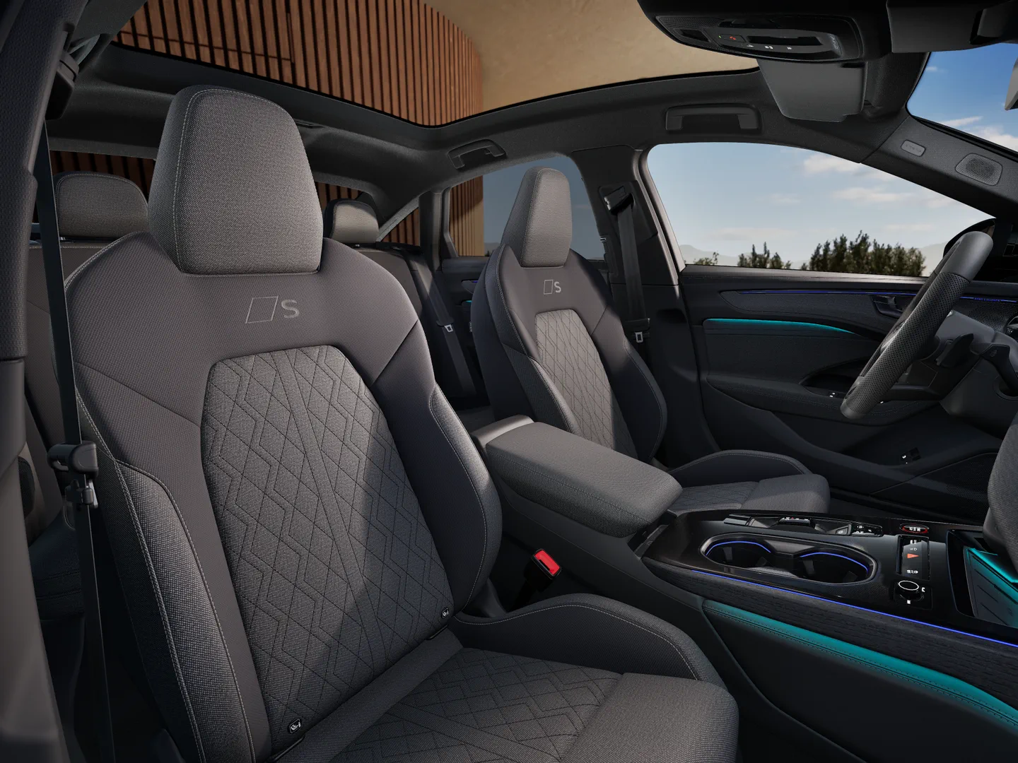 Immagine di Audi A6 Berlina e-hybrid Edition one Grigio Daytona e-hybrid quattro 270 kWS tronic - Vista: Sedili anteriori