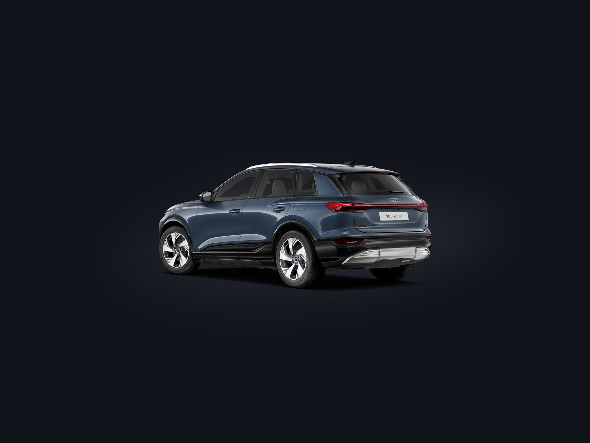 SQ6 e-tron 3/4 rear