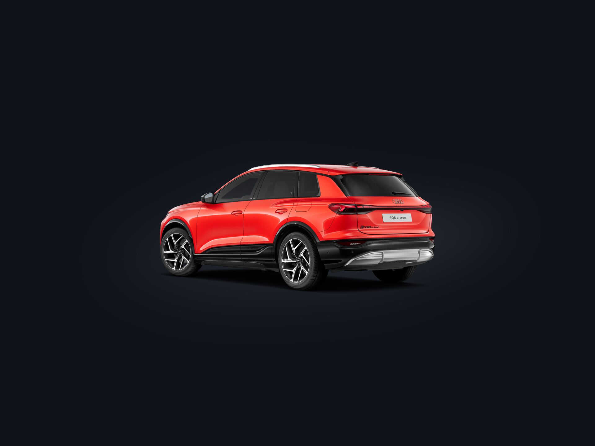 SQ6 SUV e-tron 3/4 rear