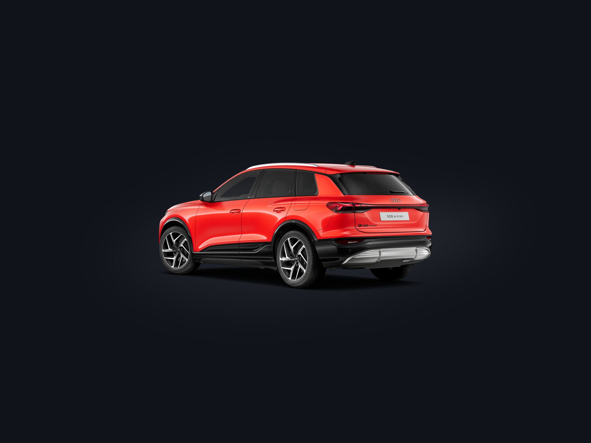 SQ6 SUV e-tron 3/4 rear