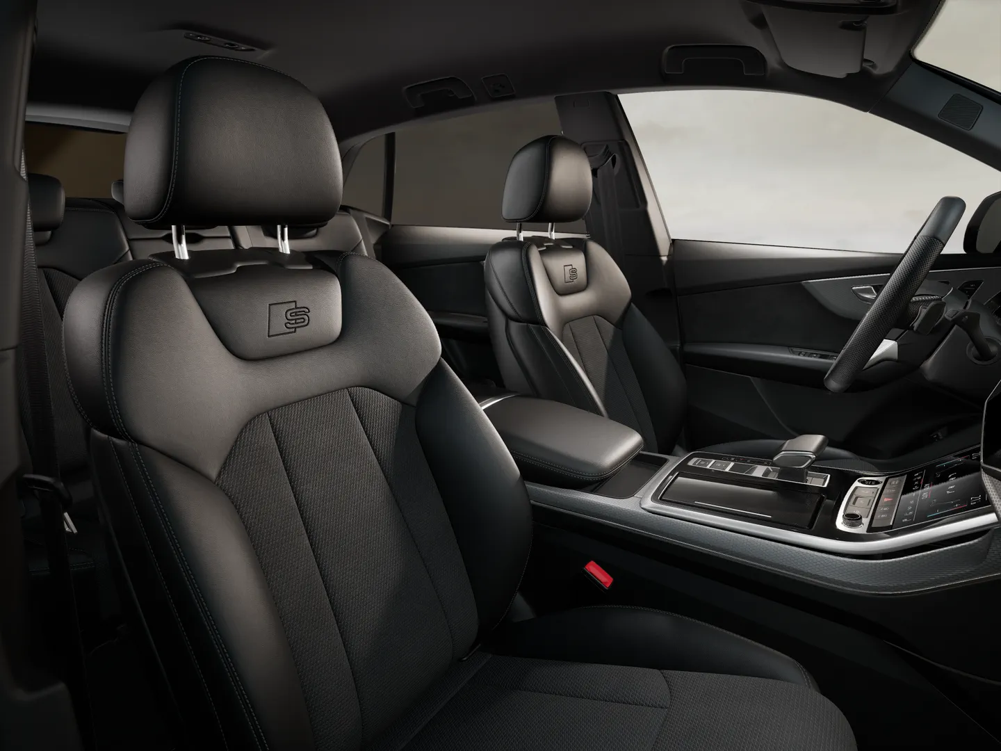 Zdjęcie&nbsp;Audi Q8 SUV TFSI e&nbsp;TFSI e quattro 360 kW tiptronic&nbsp;– Ujęcie: przednie fotele