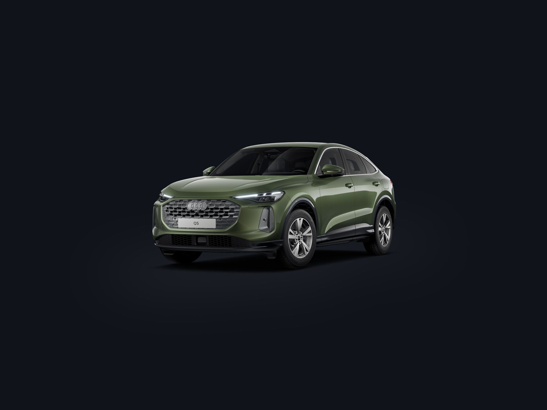 De nieuwe Q5 Sportback e-hybrid 3/4 front