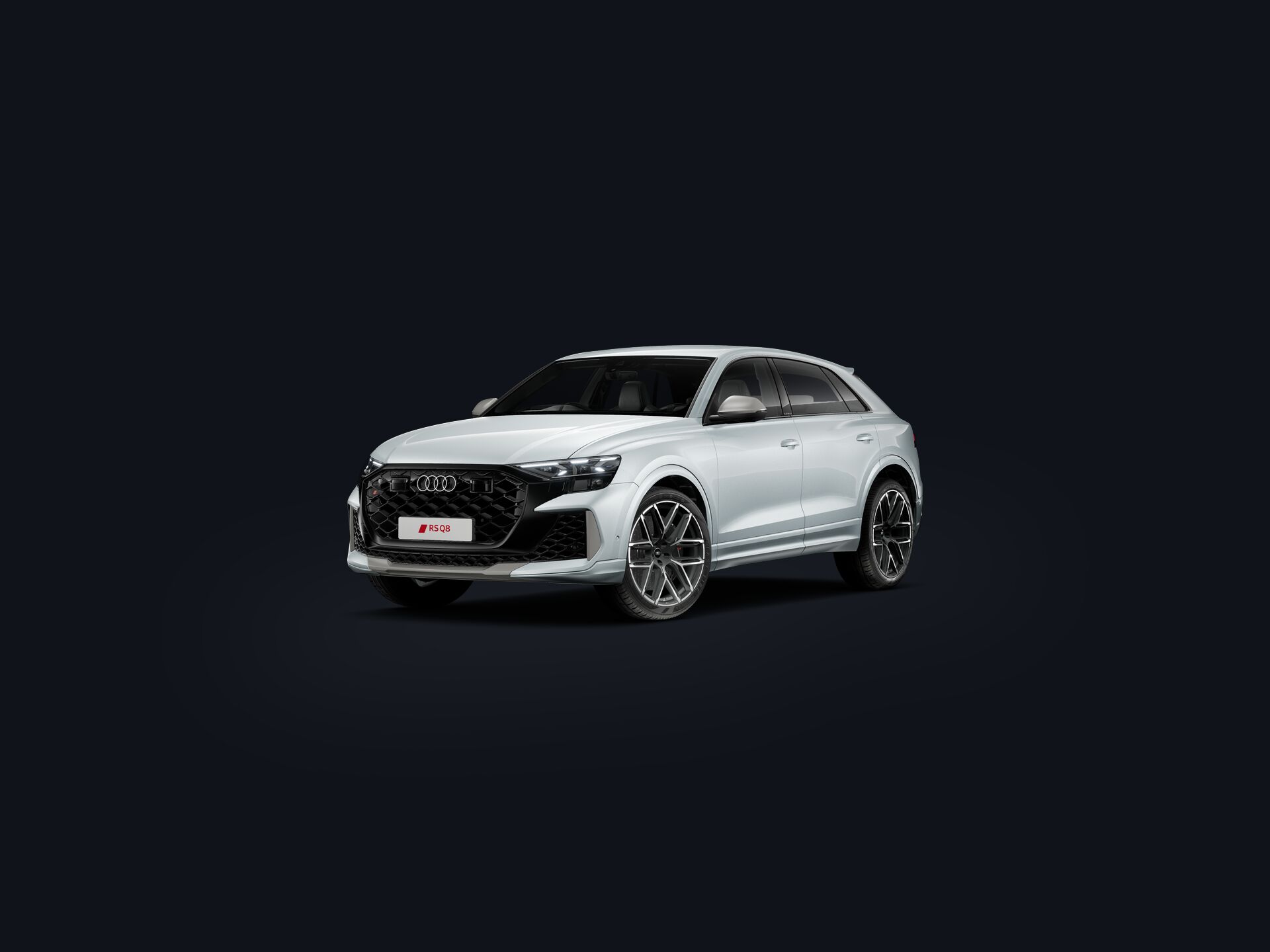 RS Q8 SUV performance 3/4 front