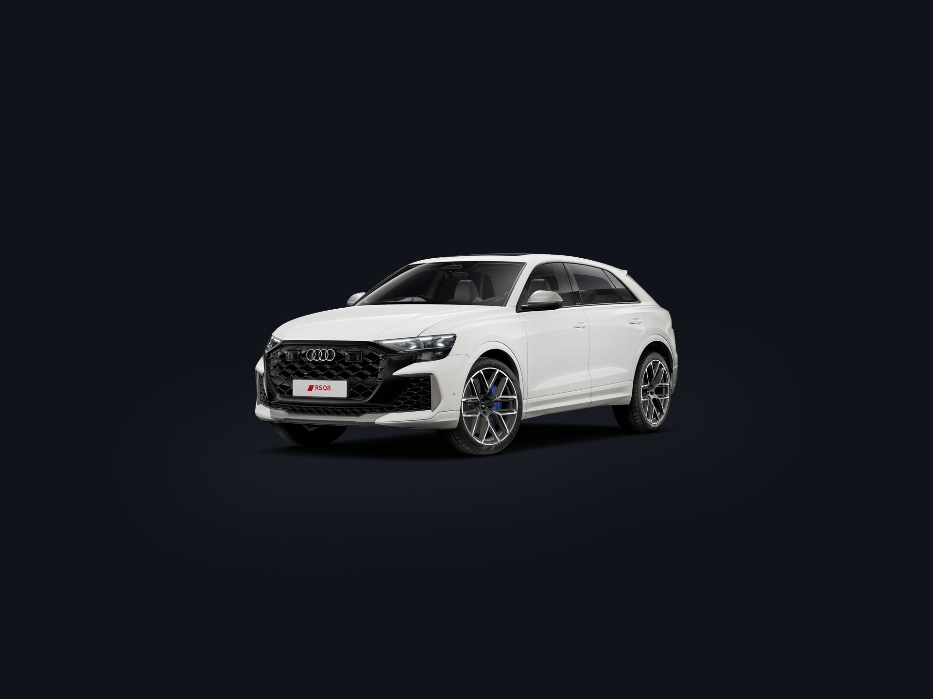 RS Q8 SUV performance 3/4 front