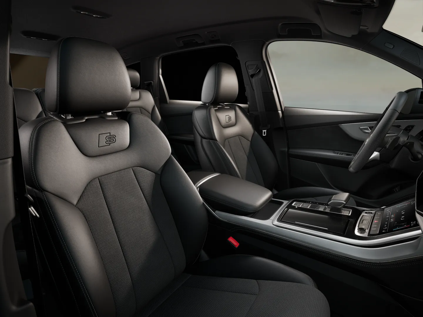 Zdjęcie&nbsp;Audi Q7 SUV TFSI e&nbsp;S line TFSI e quattro 290 kW tiptronic&nbsp;– Ujęcie: przednie fotele