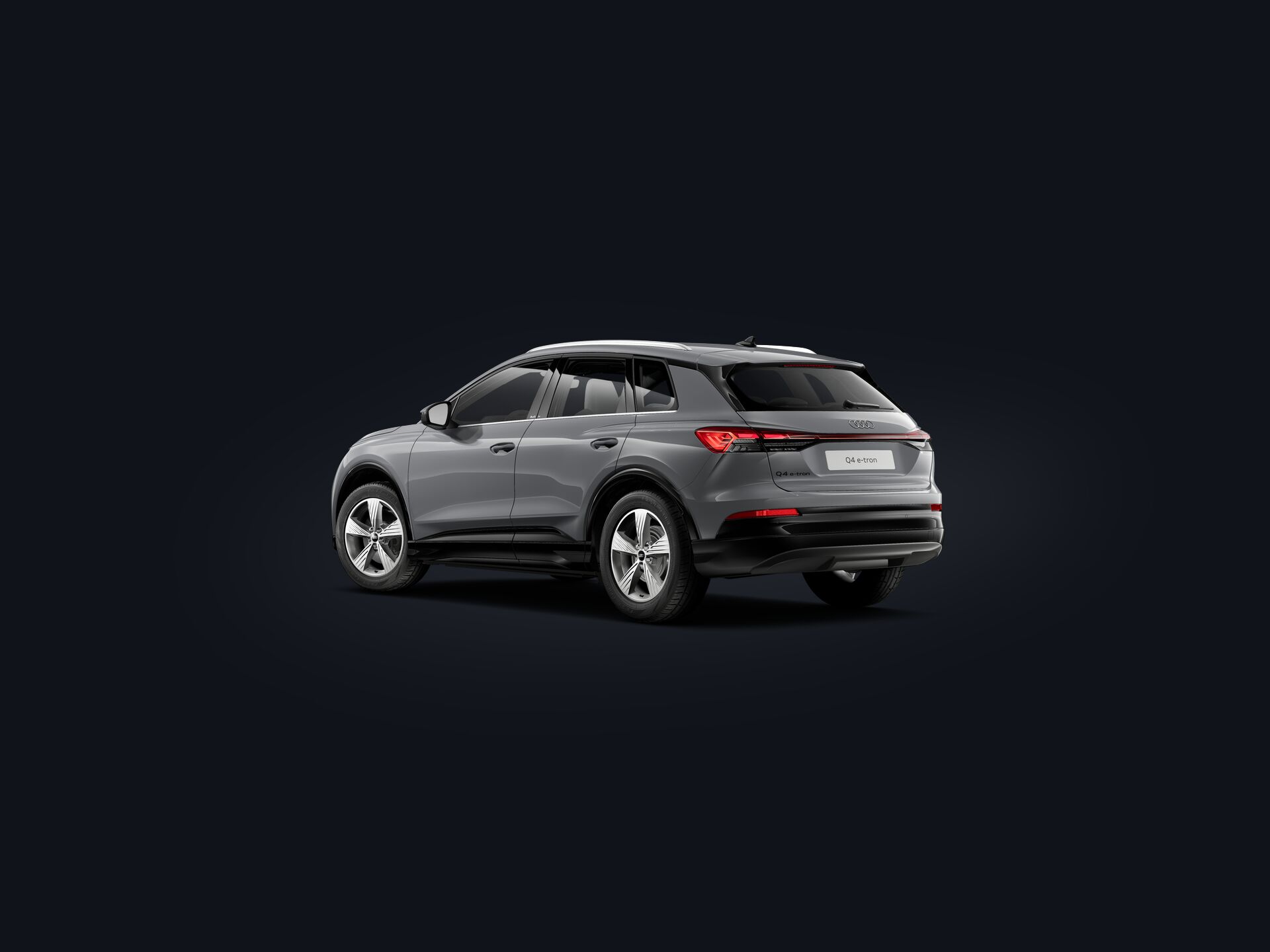 Q4 SUV e-tron 3/4 rear