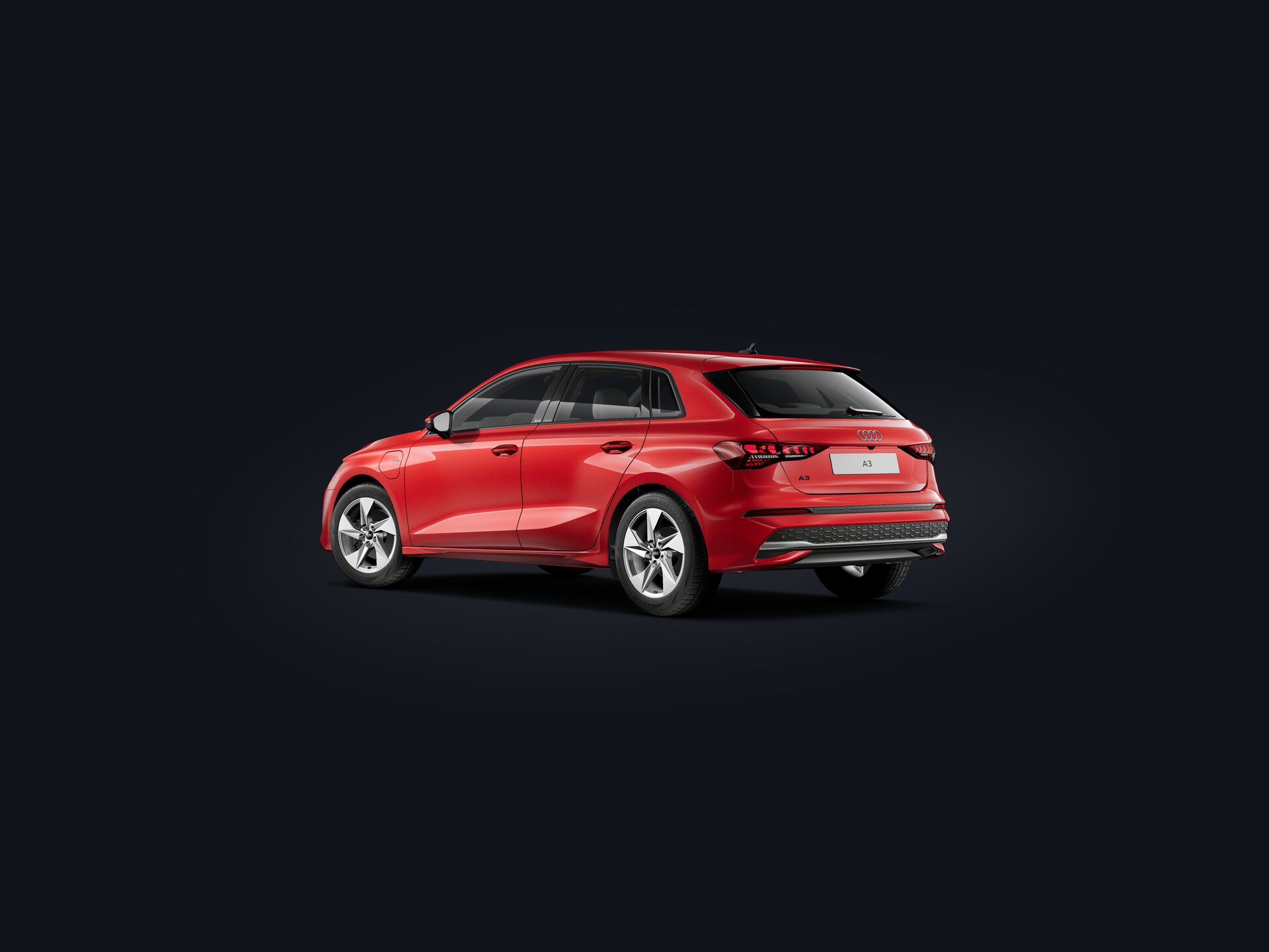 A3 Sportback e-hybrid 3/4 rear