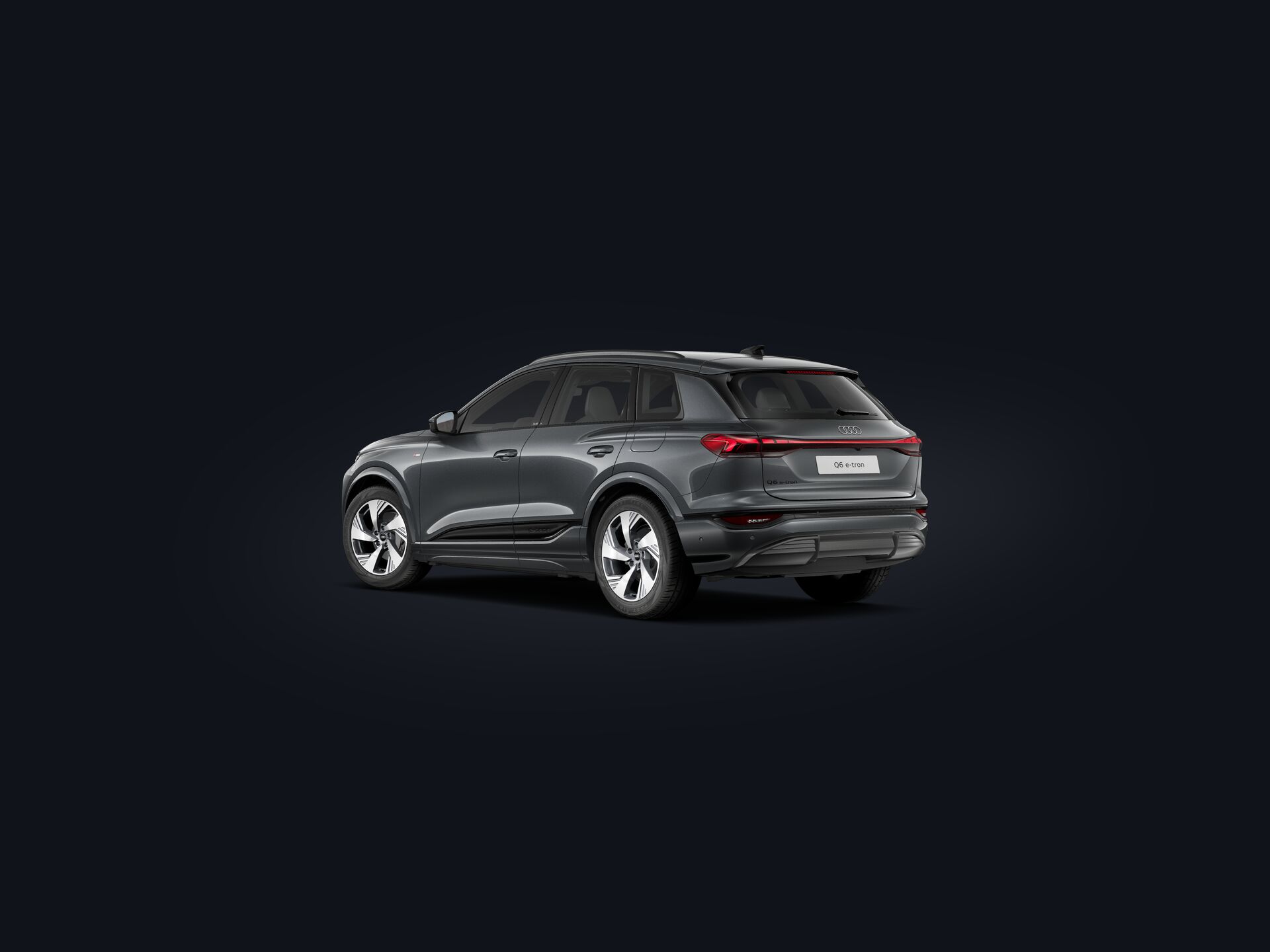 Q6 e-tron 3/4 rear
